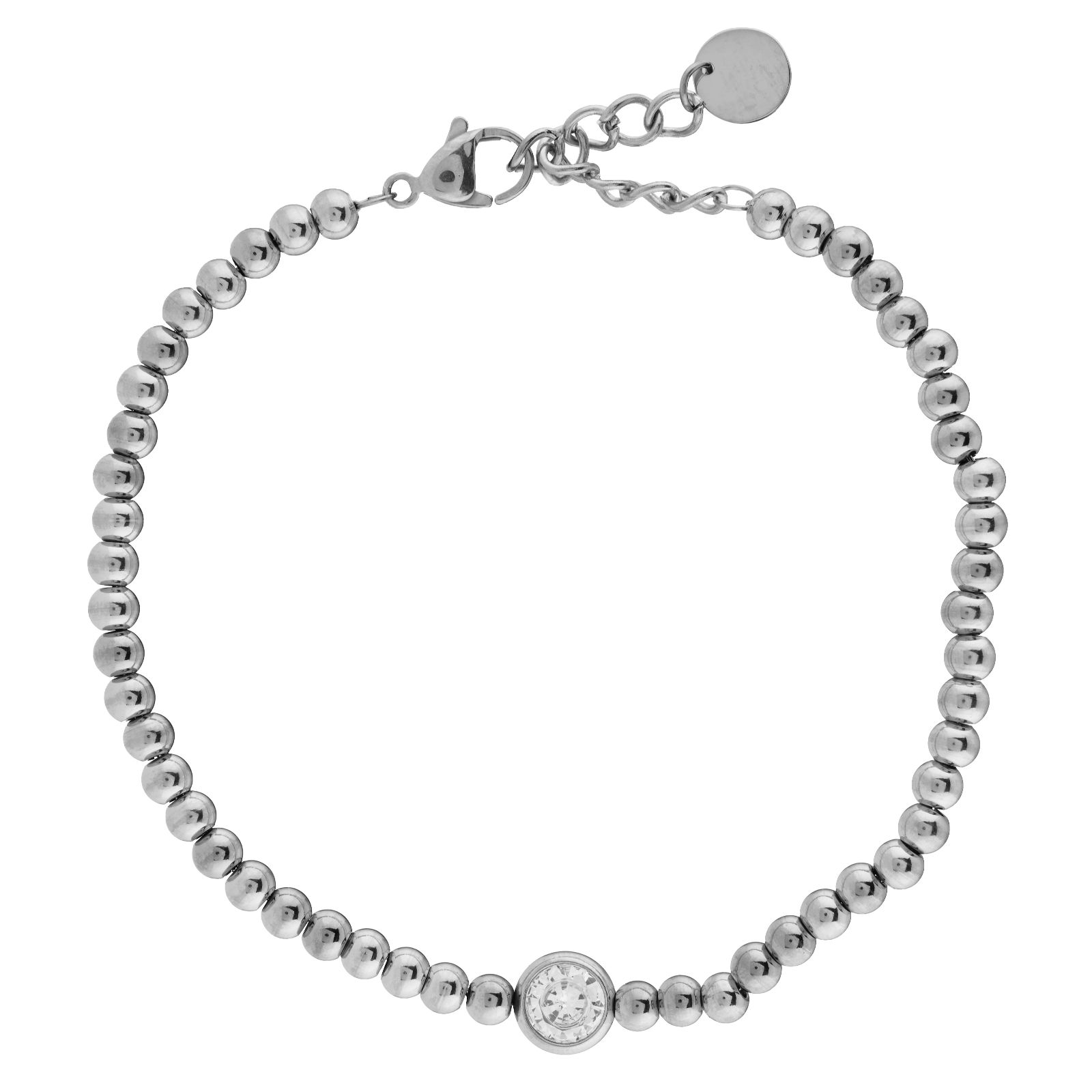Steel by Diamonique Bezel Set Bracelet