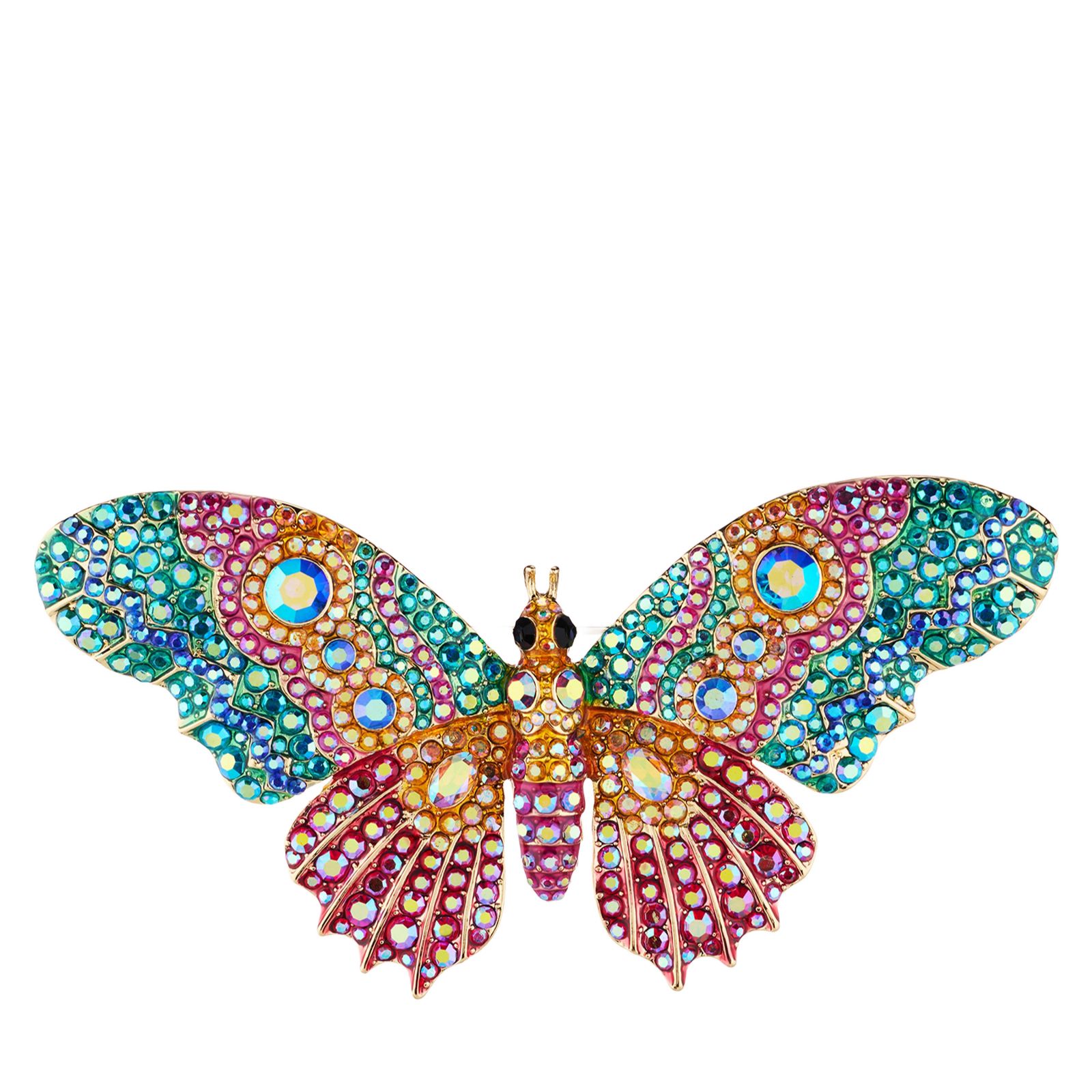 Butler & Wilson Colourful Butterfly Brooch