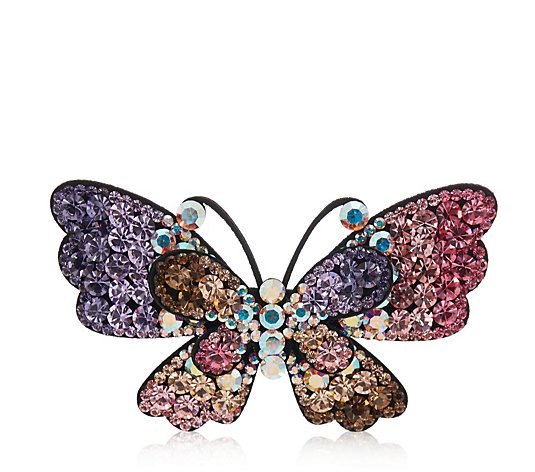 Butler & Wilson Crystal Butterfly Brooch