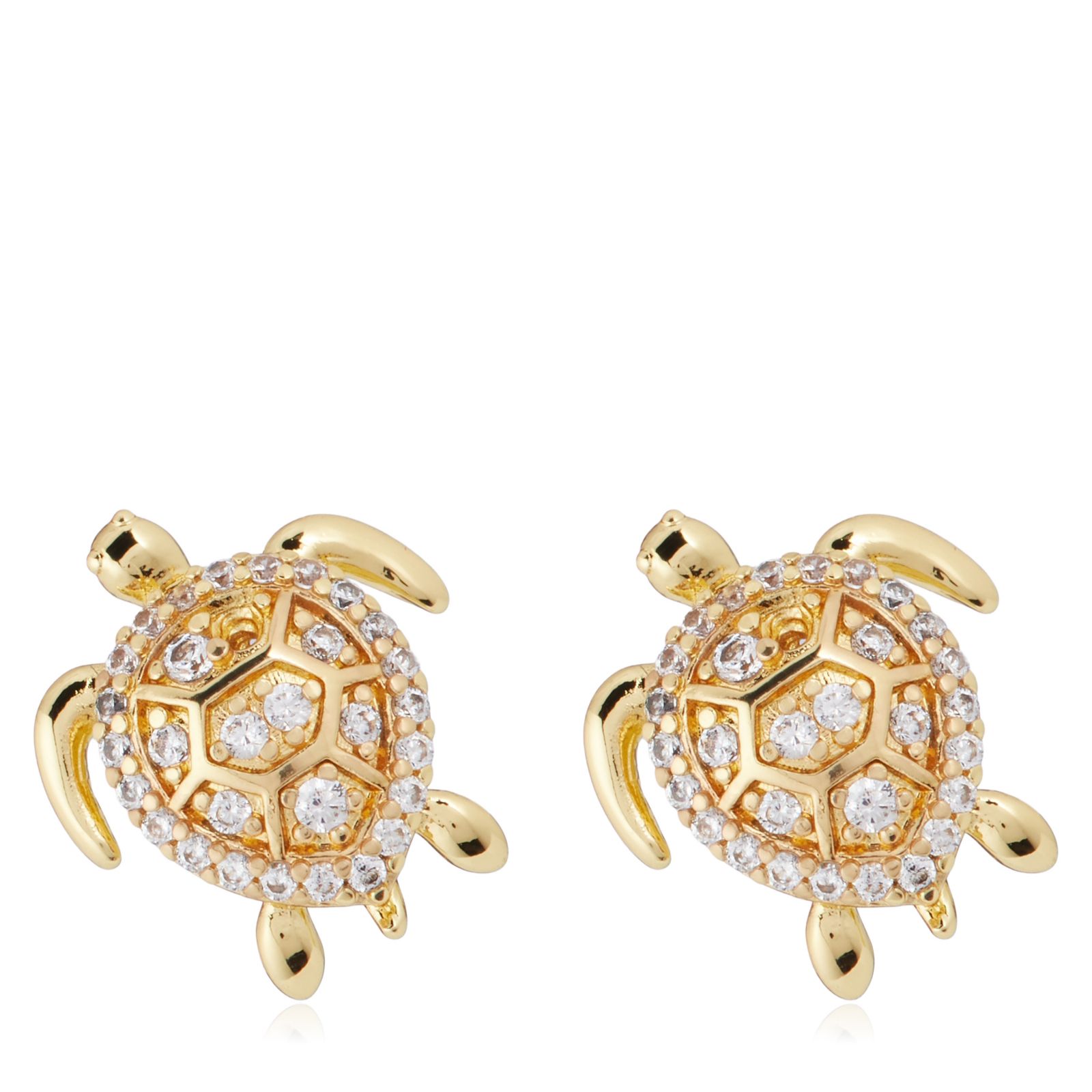 Diamonoque Edit Under the Sea Stud Earrings Sterling Silver