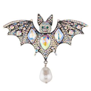 Butler & Wilson Crystal Bat Brooch