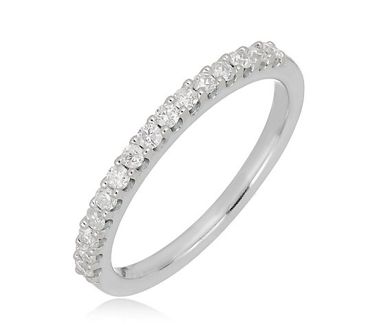 0.25ct Diamond Eternity Ring Sterling Silver
