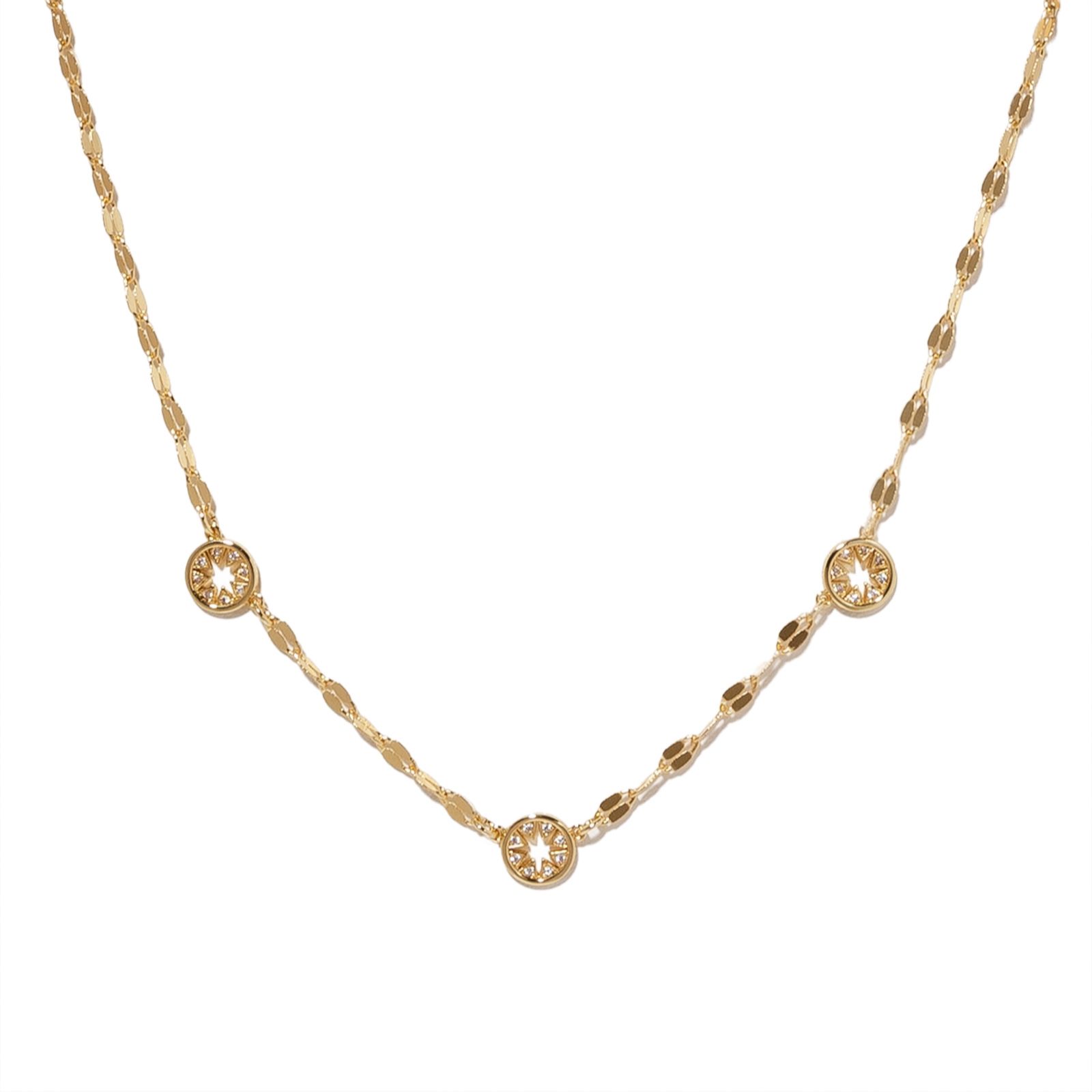 Tess Daly My Jewellery List Three Times a Charm Necklace