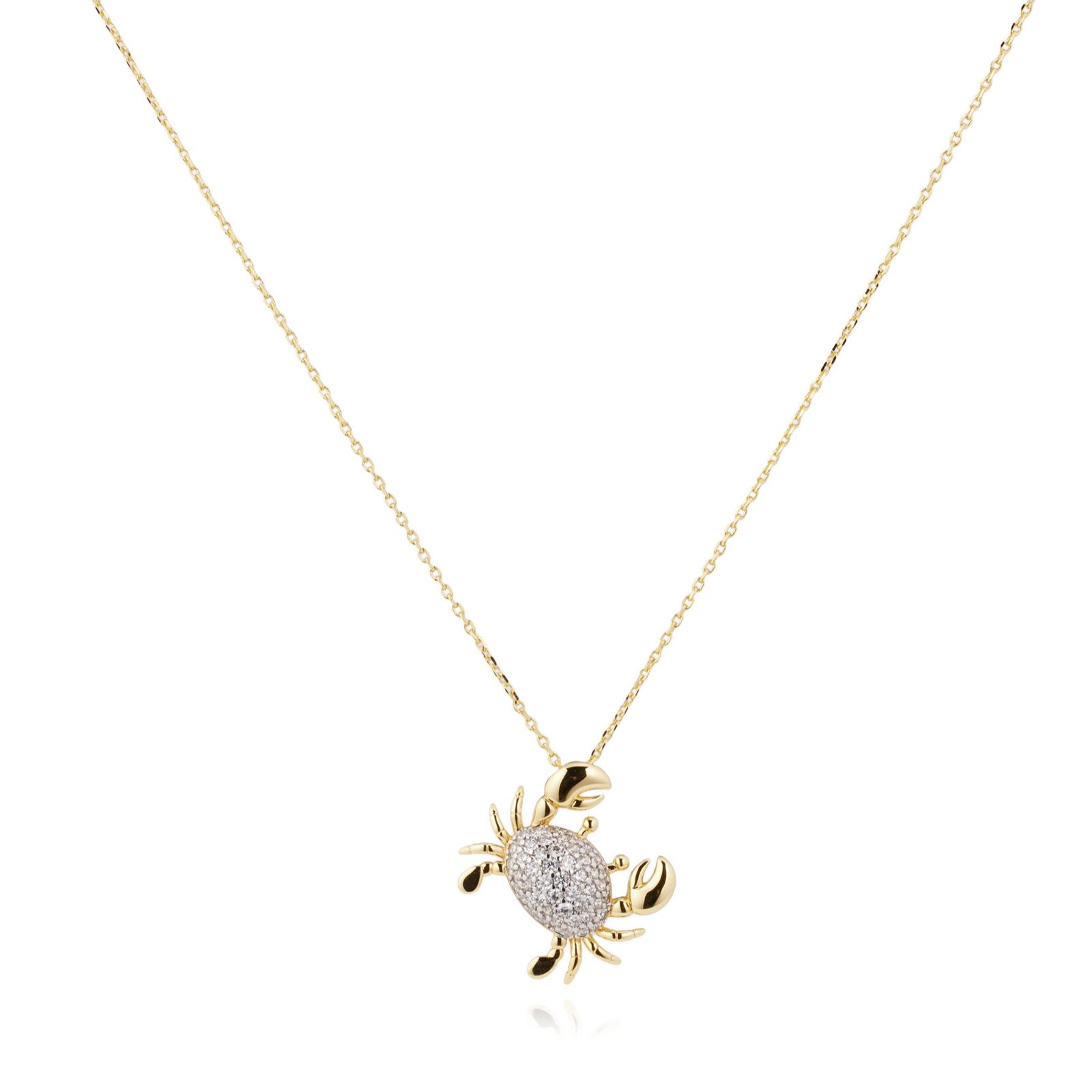 Diamonique 0.4ct tw Edit Under the Sea Pendant & Chain Sterling Silver