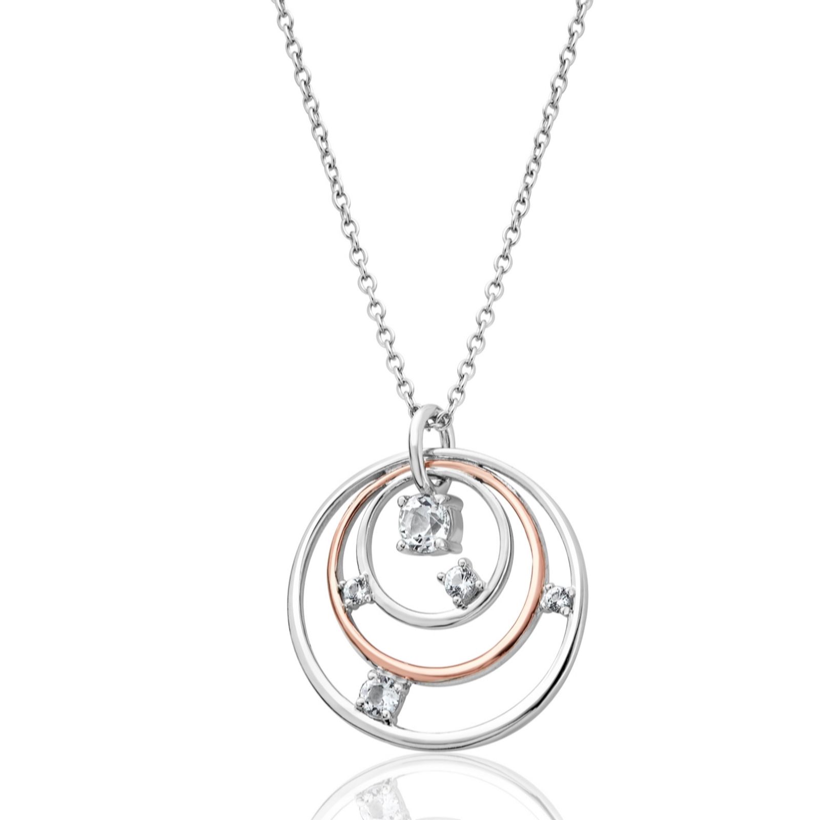 Giani Bernini Cubic Zirconia Spiral Journey Pendant Necklace 18k  Gold-Plated Sterling Silver