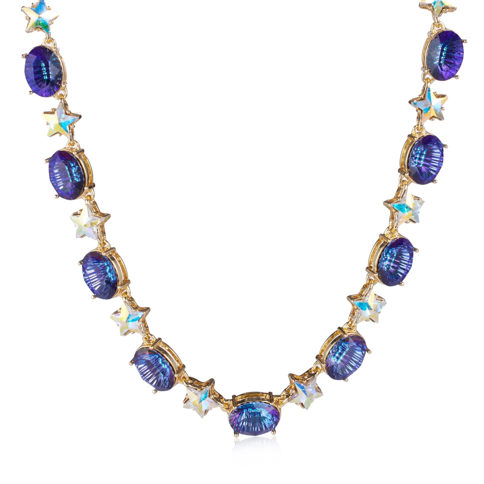 Butler & Wilson Celestial Crystal Stars Necklace