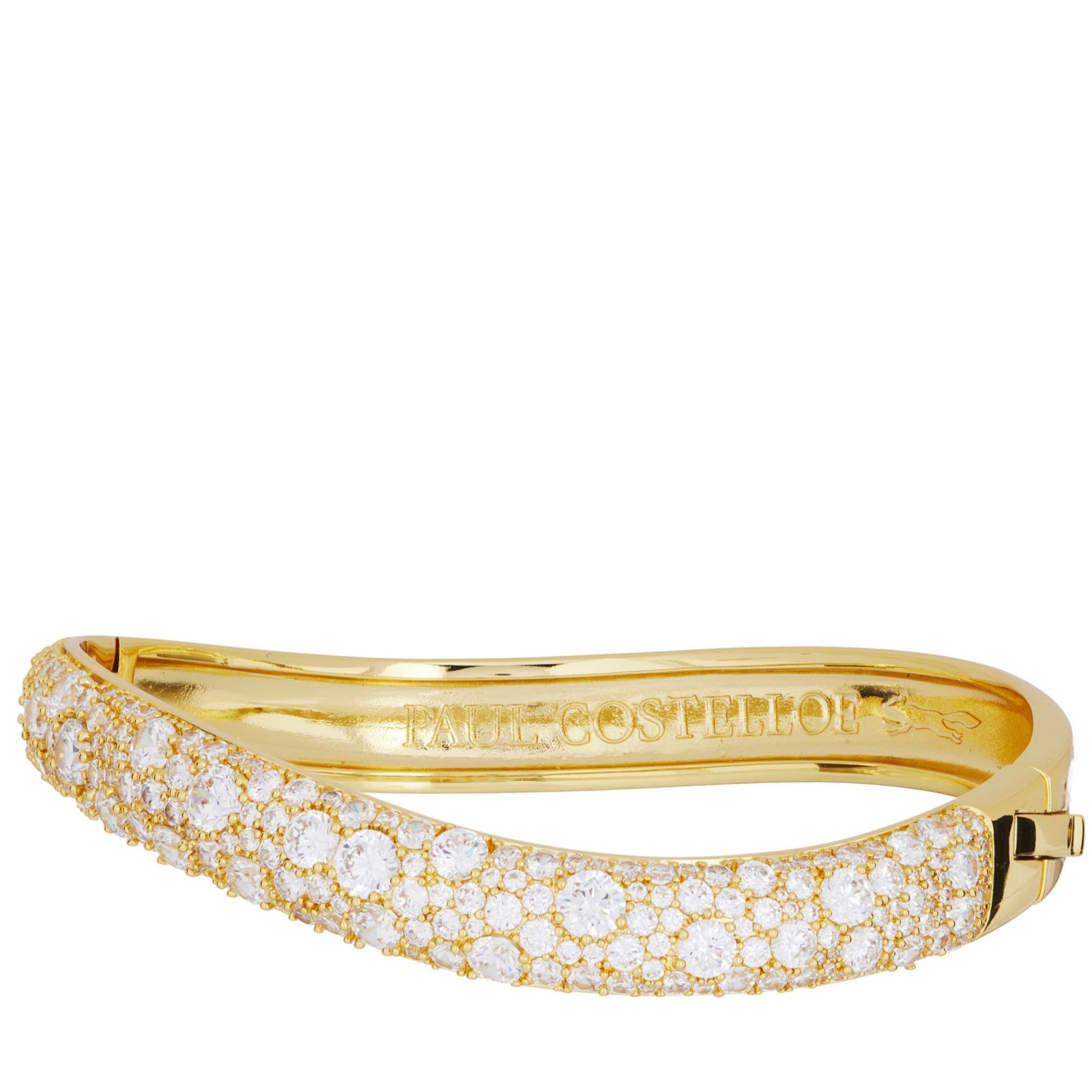 Paul Costello for Diamonique Wave Pave Bangle