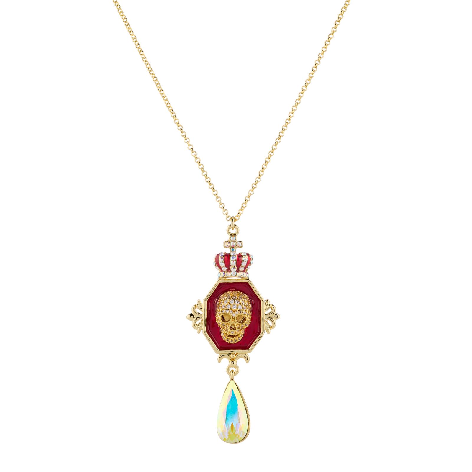 Butler & Wilson Regal Skull Necklace