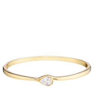 Diamonique Edit Pear Sculptural Designed Bangle