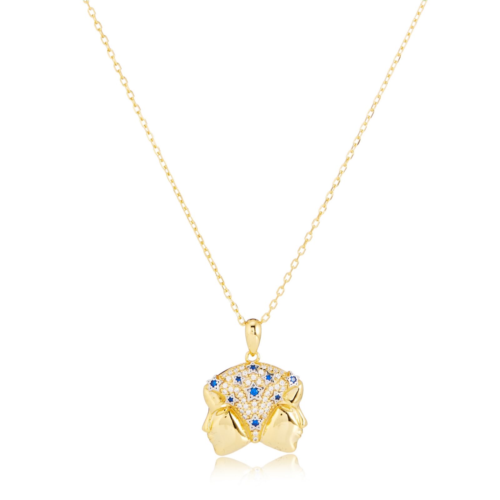 Butler & Wilson Sterling Silver Zodiac Pendant Necklace