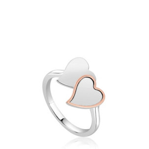 Clogau Cwtch Ring Sterling Silver & 9ct Gold