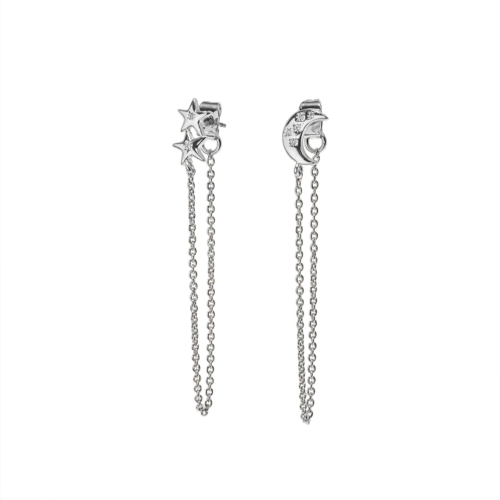 Tess Daly My Jewellery List To the Moon & Back Moon & Star Earrings