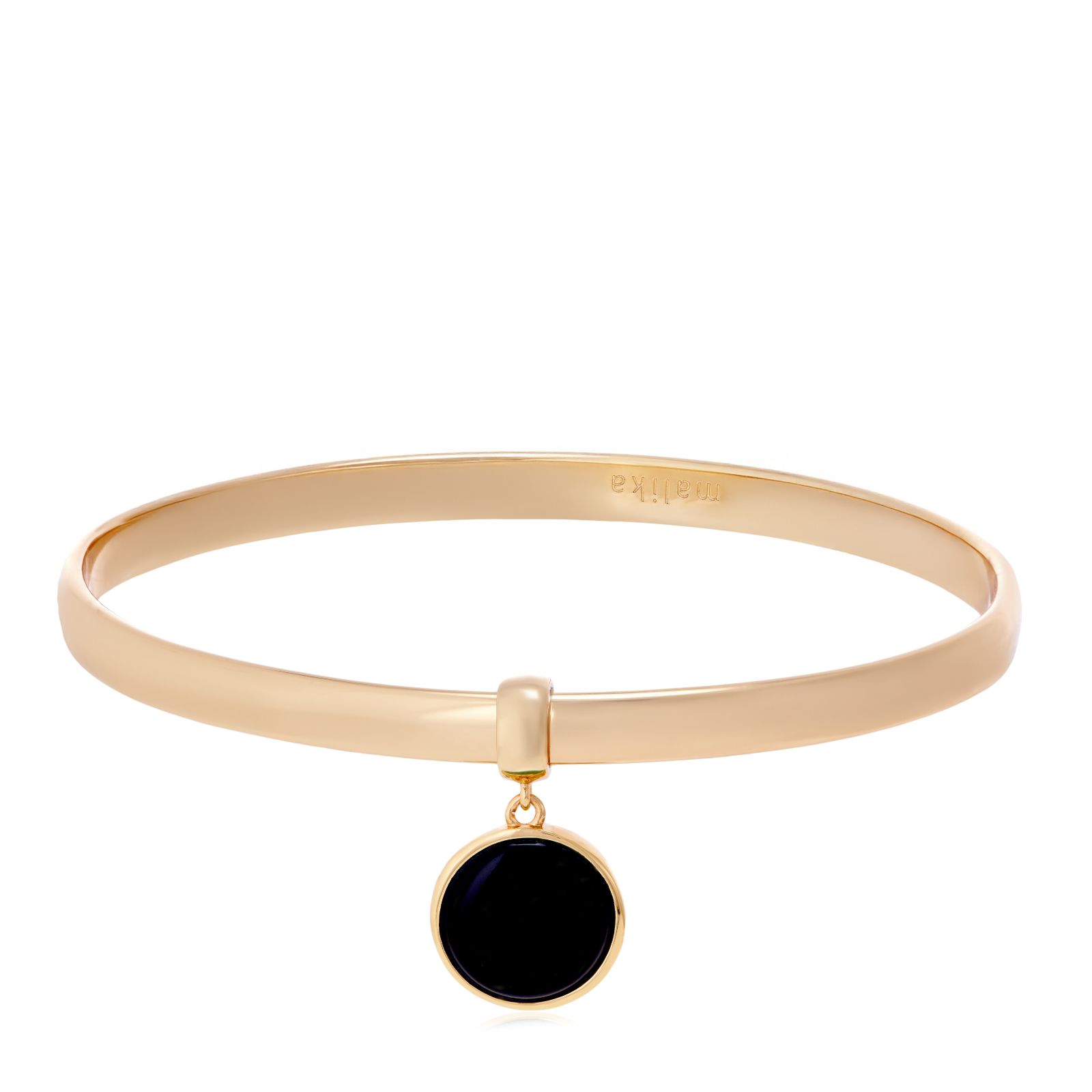 Malika Facted Gemstone Interlocking Bangles