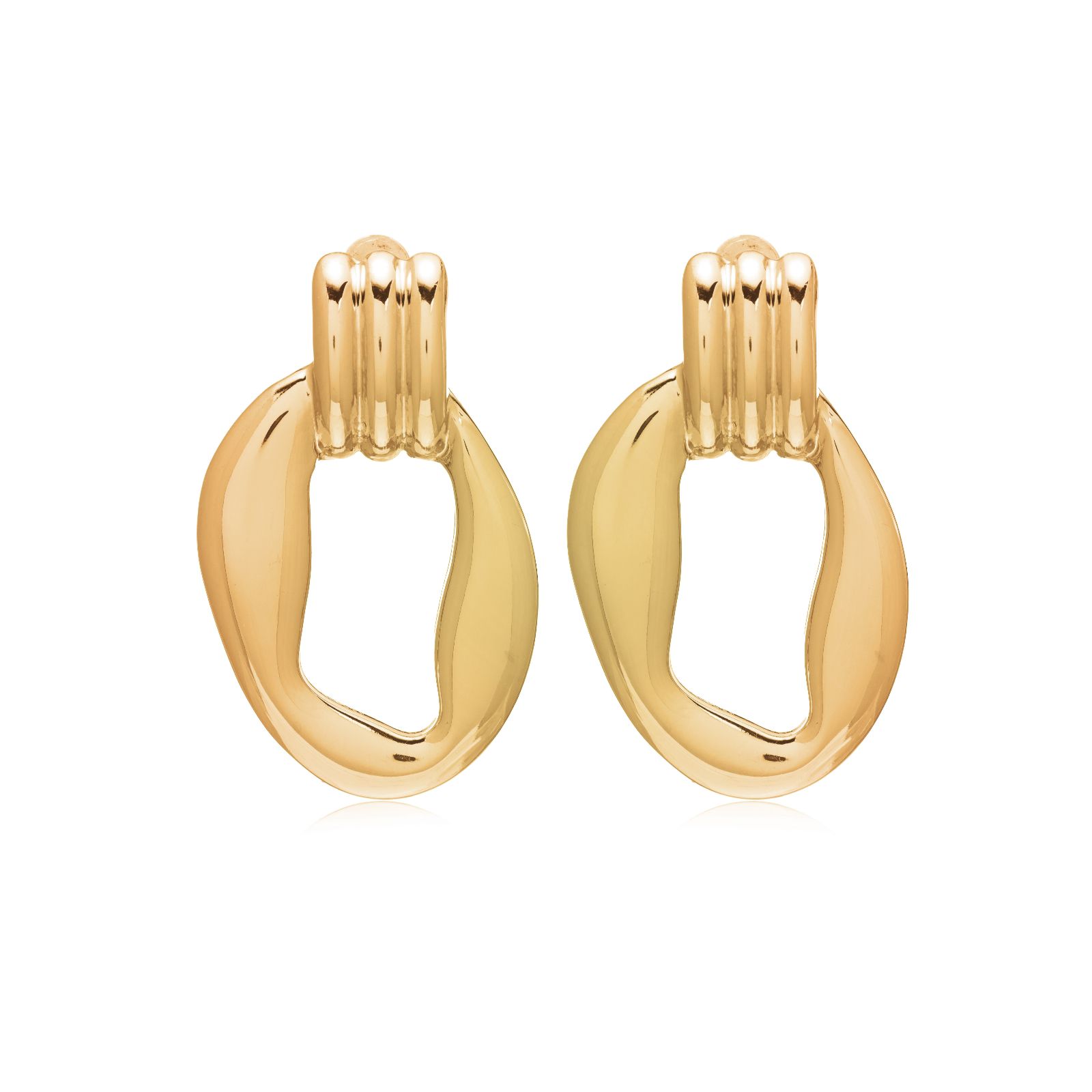 Malika Iregular Link Earrings