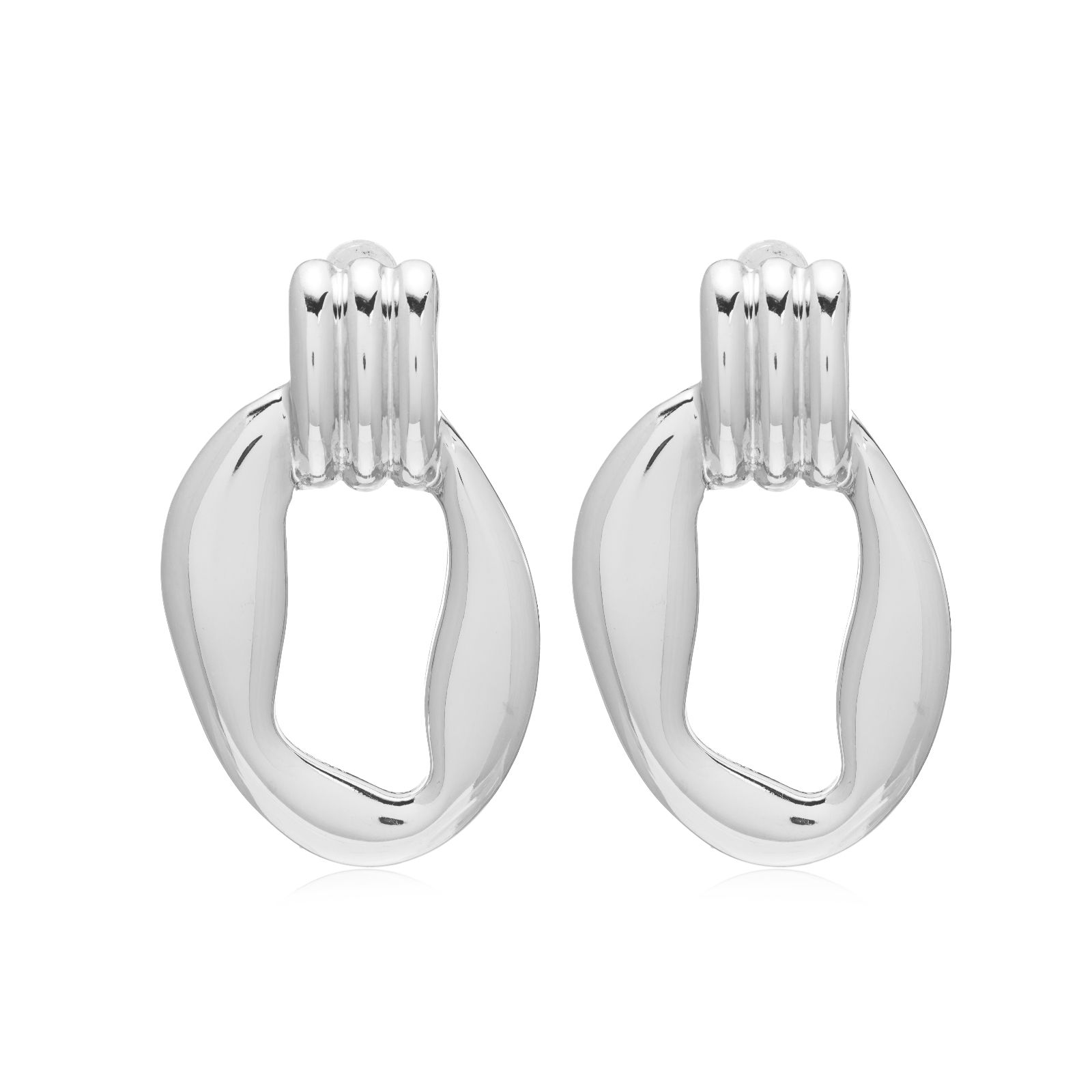 Malika Iregular Link Earrings