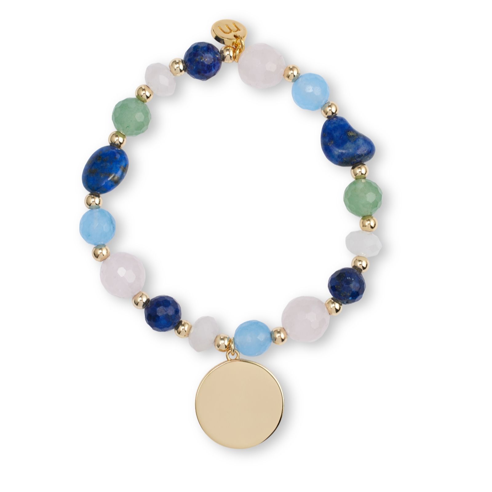 Malika Multi Faceted Semi Precious Mixed Beaded Bracelet