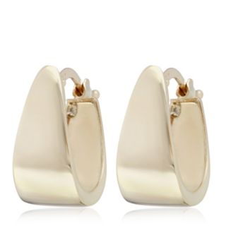 GOLD 9ct Italian Gold Hoop Earrings 2.5g