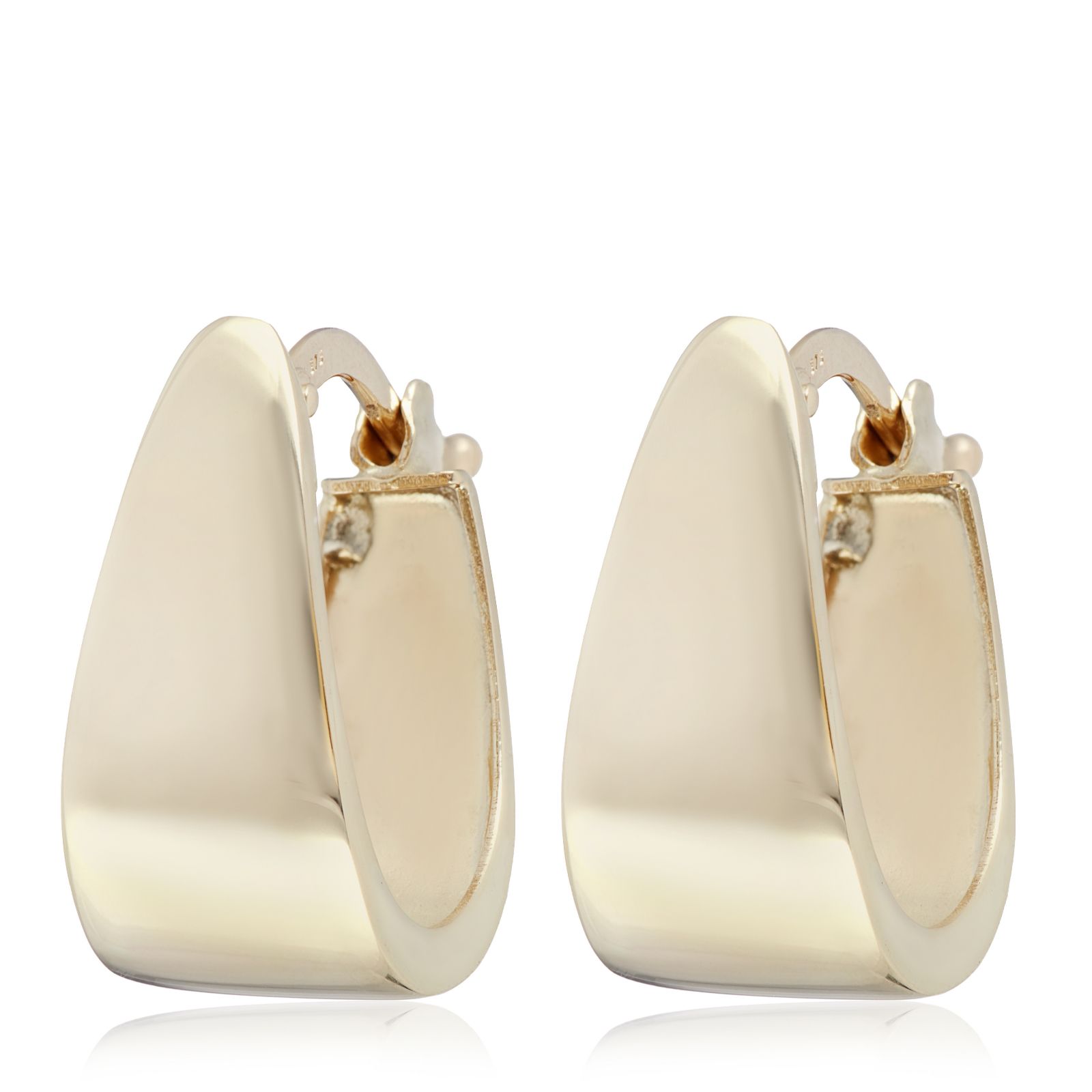 GOLD 9ct Italian Gold Hoop Earrings 2.5g