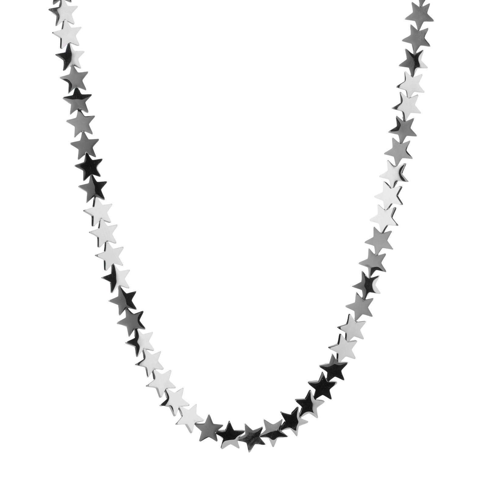 Steel by Diamonique Star Necklace Stainless Steel