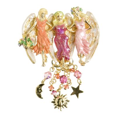 Kirks Folly Best Friends Angel Pin Qvc Uk