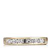 0.50ct Diamond Princess & Baguette Cut Eternity Band Ring 9ct Gold, 1 of 5