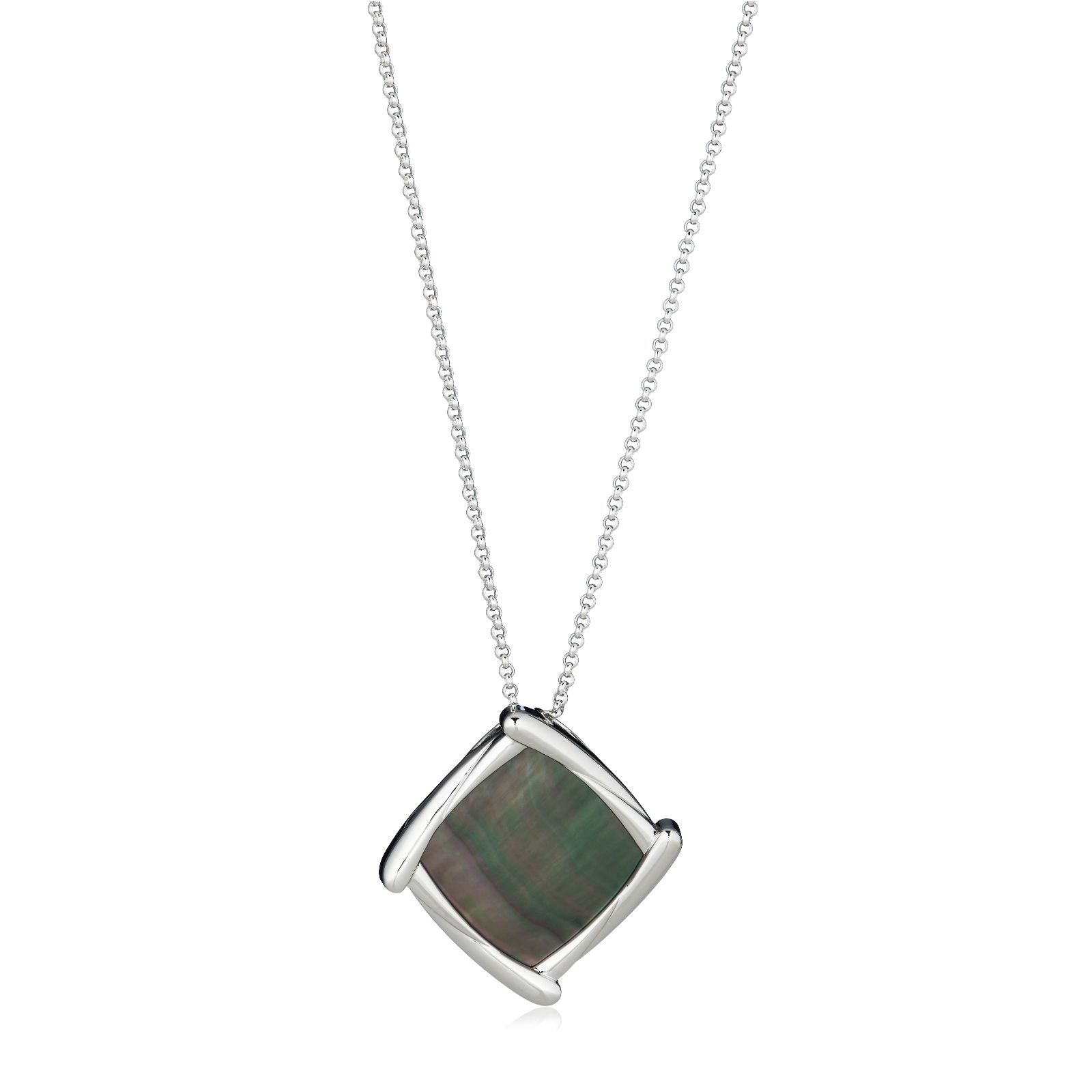 Lara Pearl Mother of Pearl Pendant Necklace & Chain
