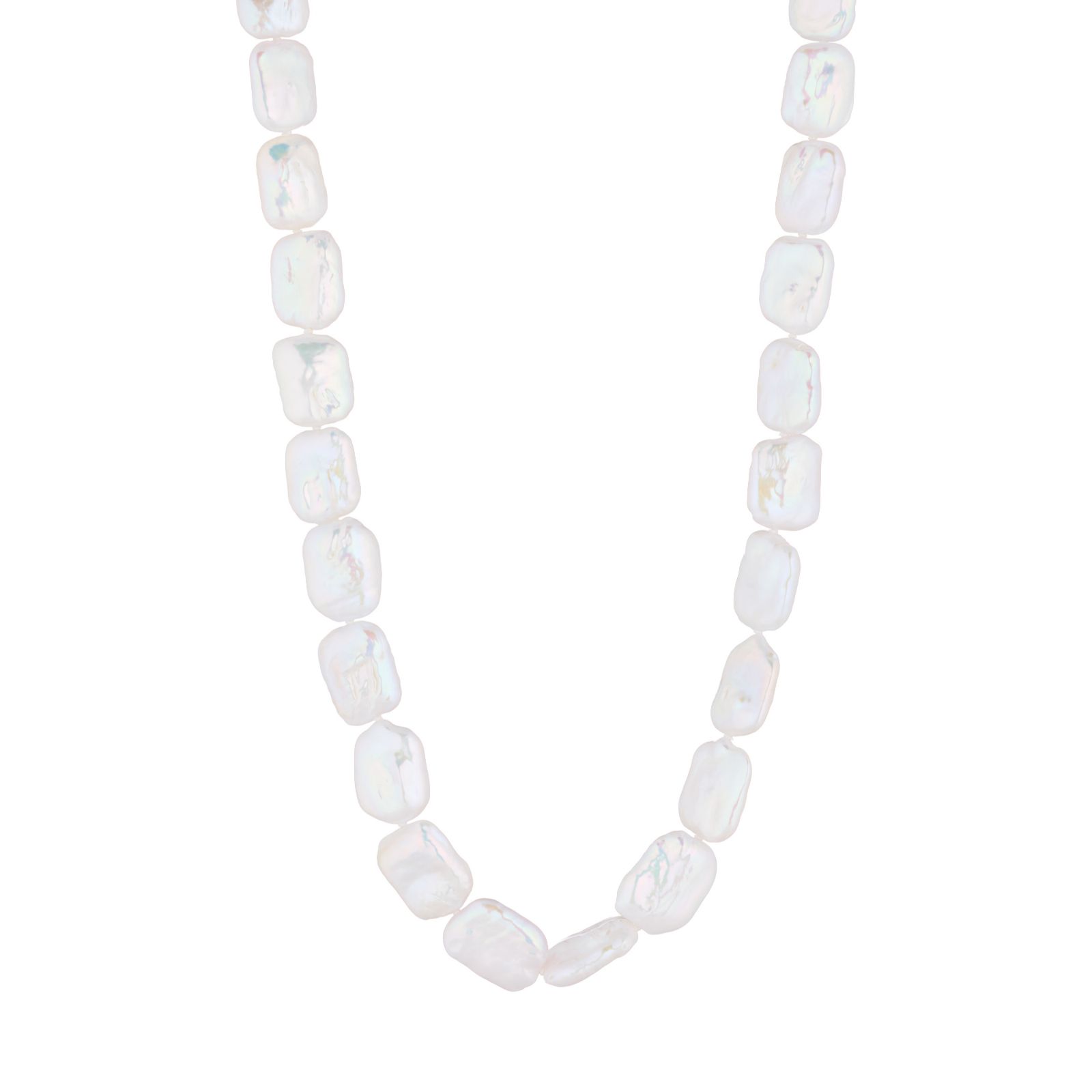 Lara Pearl Private Reserve 11mm Square Coin Pearl Necklace