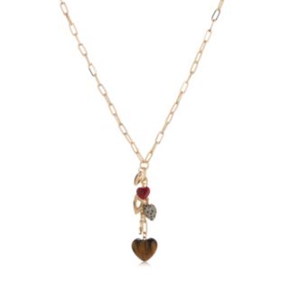 Malika Multi Charm Y Necklace