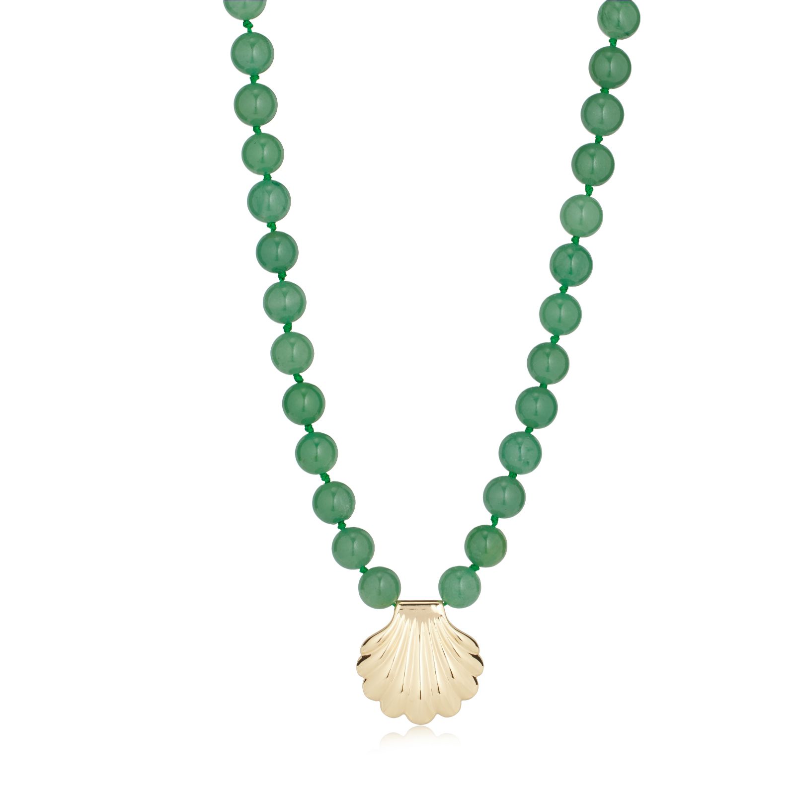 Malika Semi Precious Large Beaded Shell Necklace