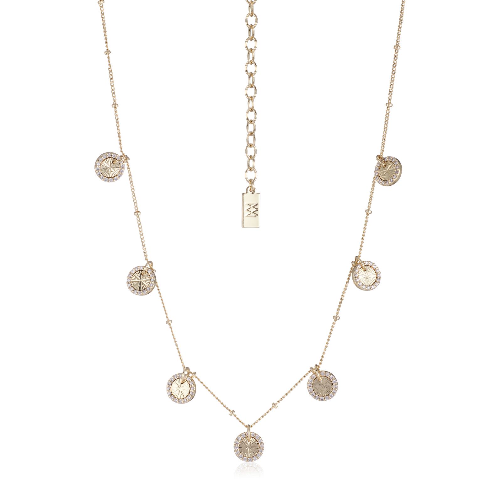 Tess Daly My Jewellery List Sunray Circle Charm Necklace