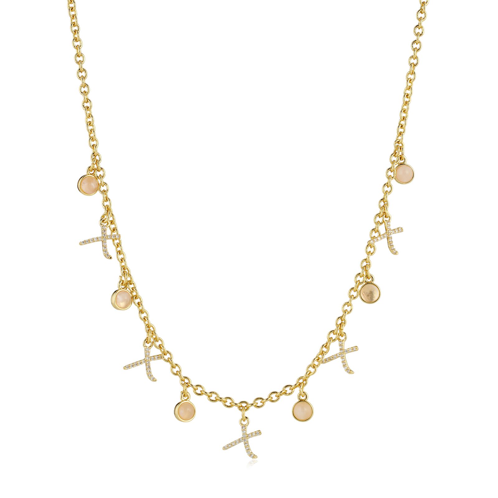 Tess Daly My Jewellery List XO Kisses Semi Precious Necklace