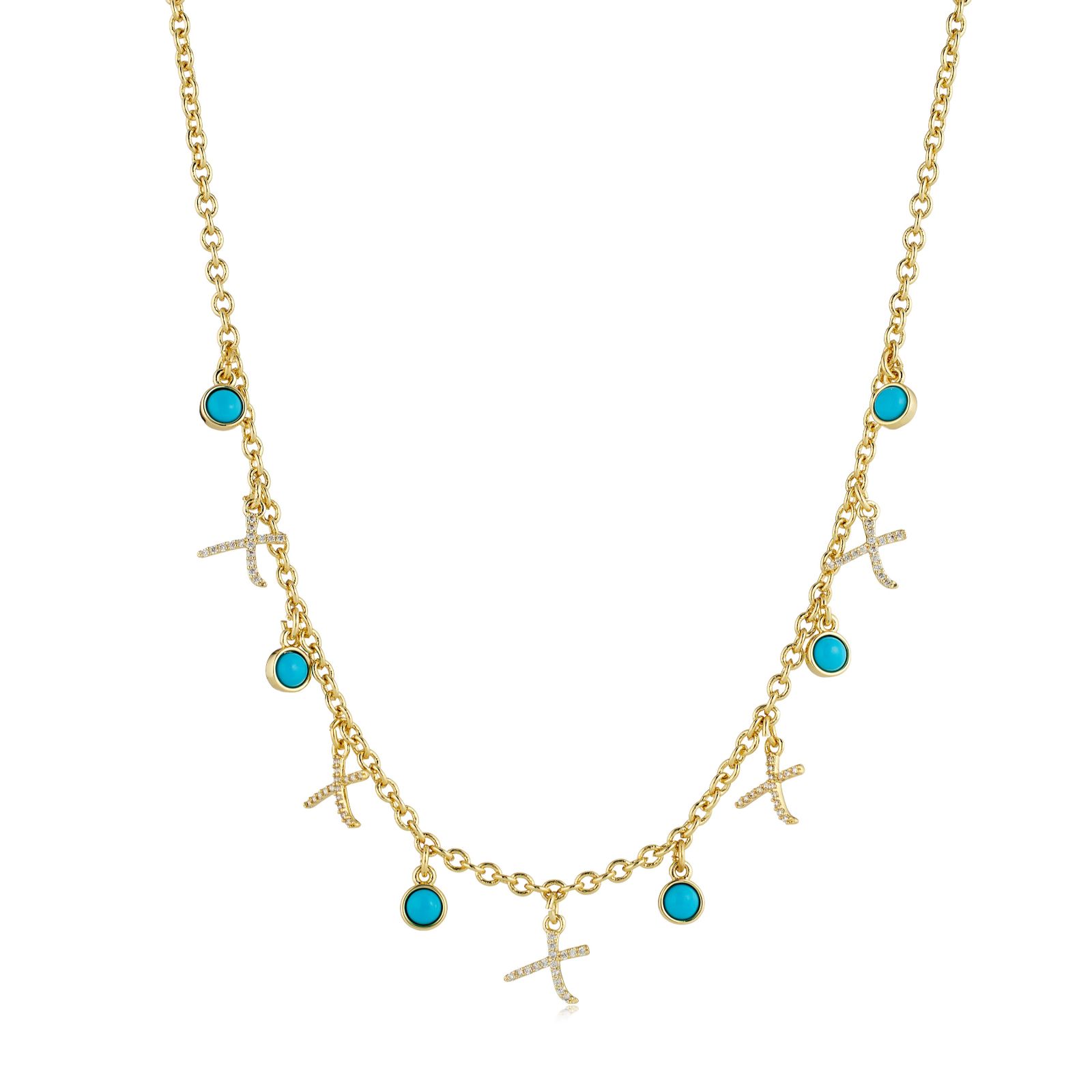 Tess Daly My Jewellery List XO Kisses Semi Precious Necklace