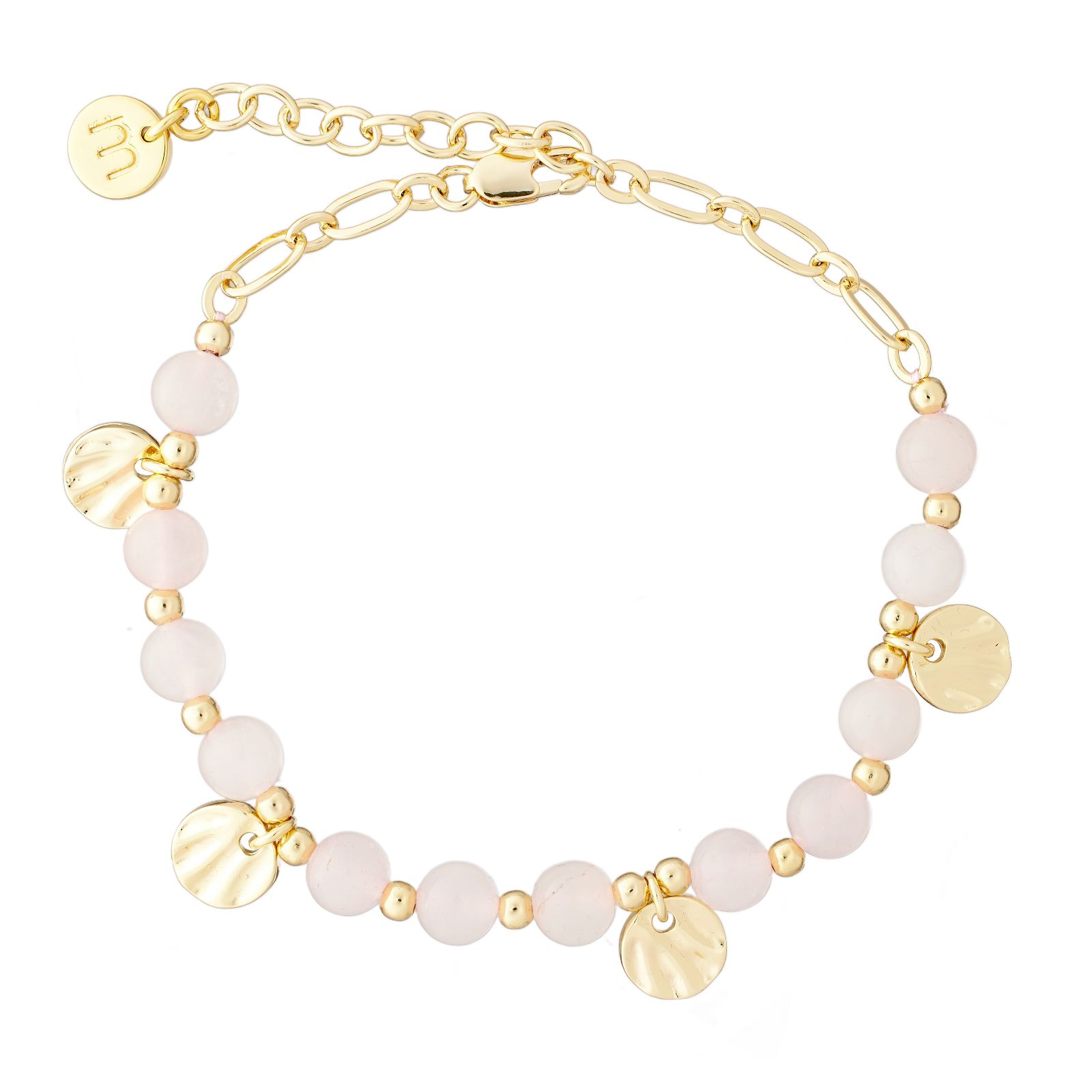 Malika Semi Precious Multi Disc Bracelet