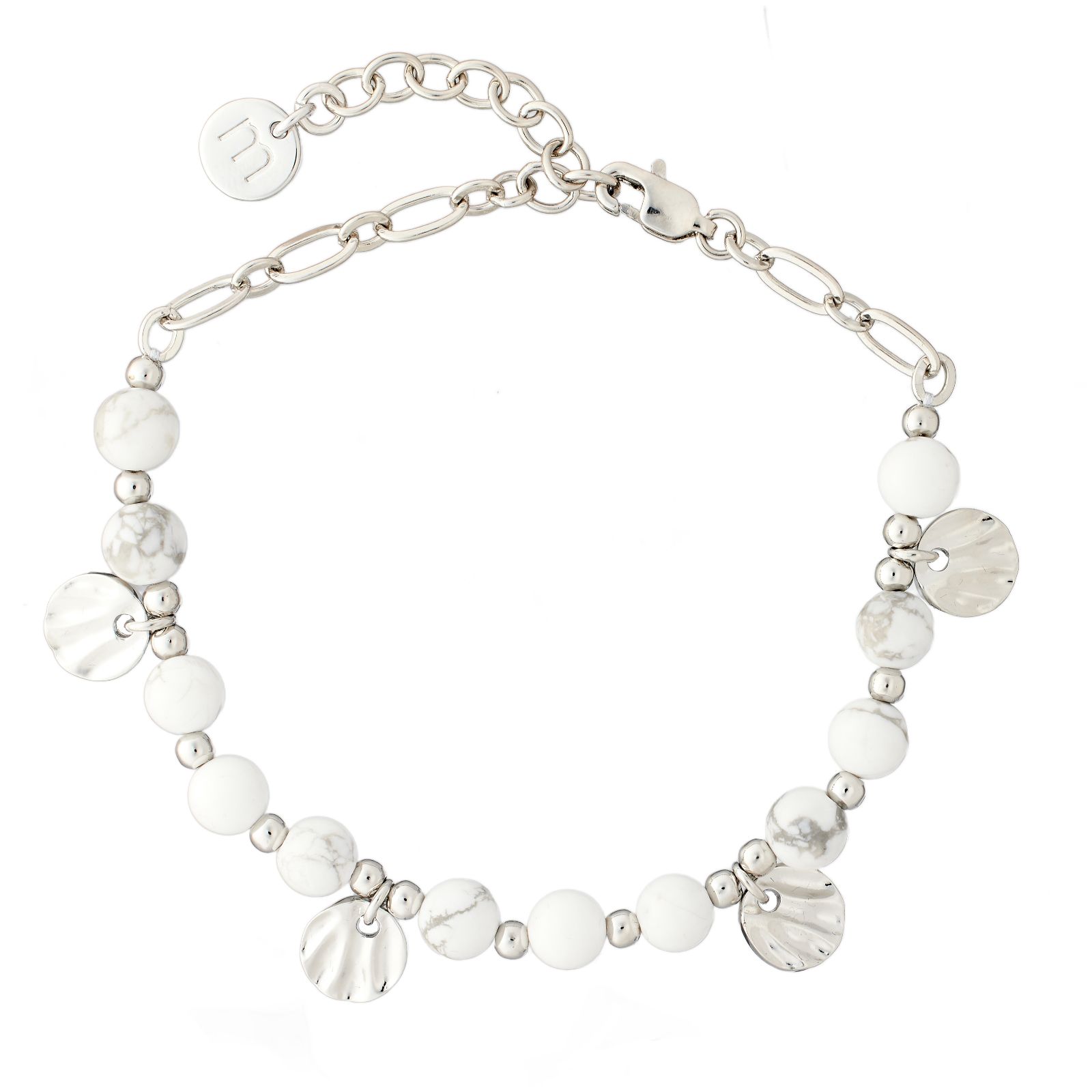 Malika Semi Precious Multi Disc Bracelet