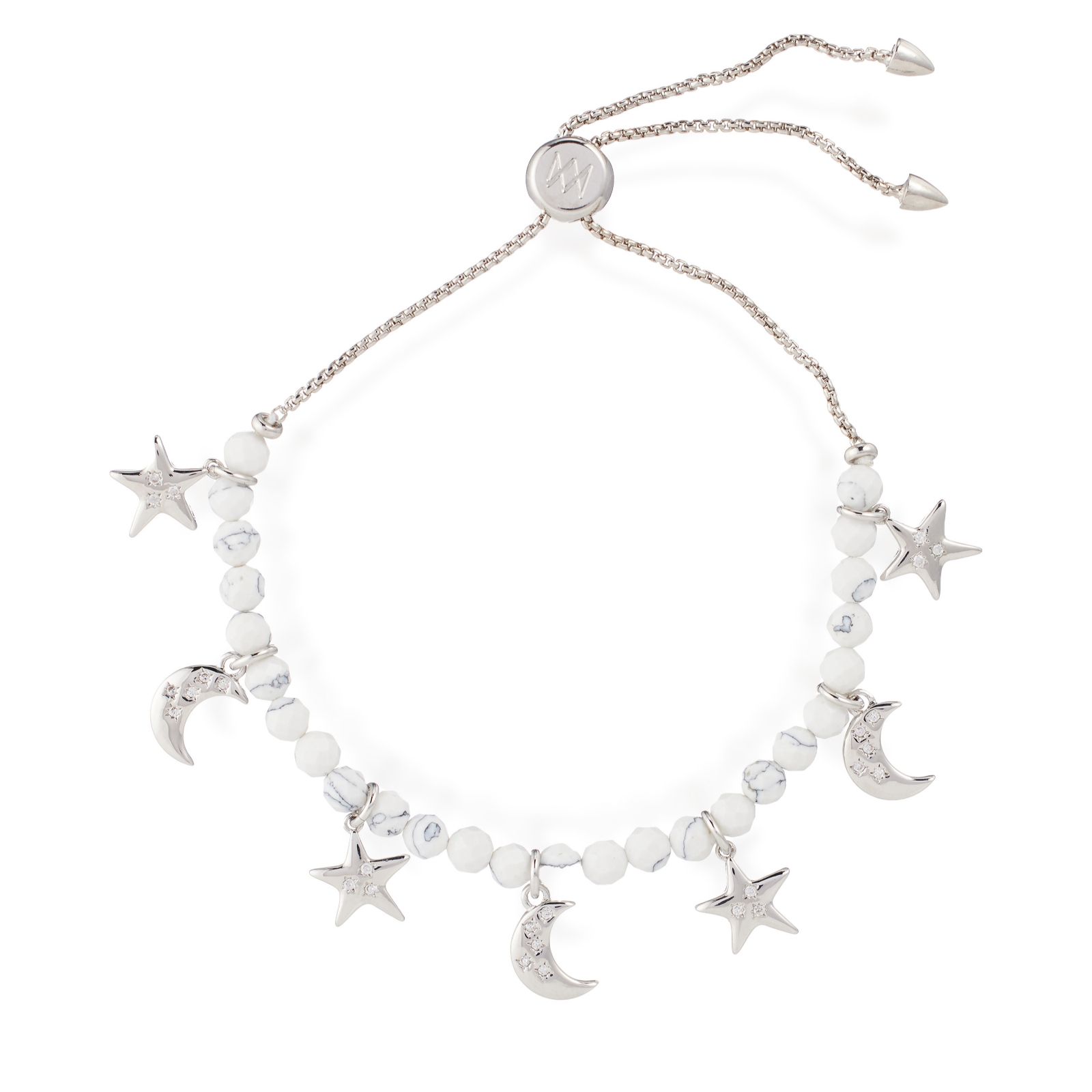Tess Daly My Jewellery List To the Moon & Stars Semi Precious Bracelet