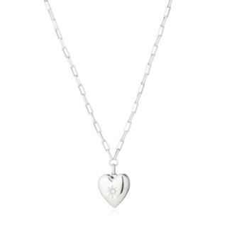 Steel by Diamonique Sara Davies Locket & Chain in a Gift Box