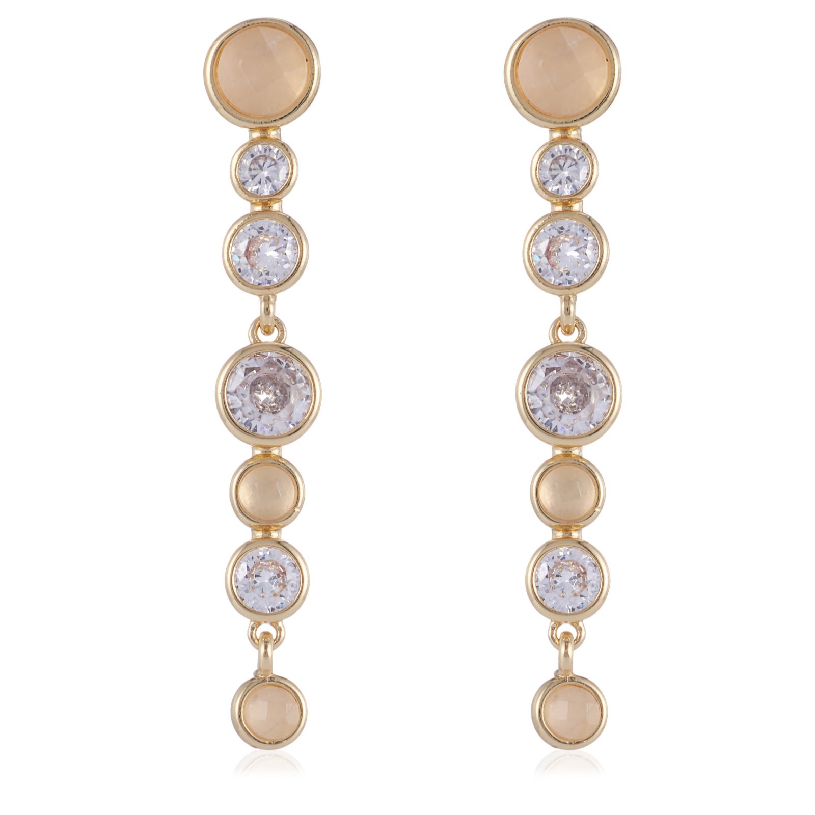 Tess Daly My Jewellery List Falling Circle Drop Earrings