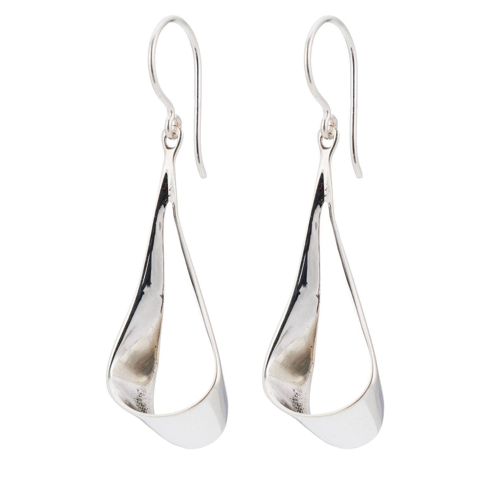 Nina B Drop Earrings Sterling Silver