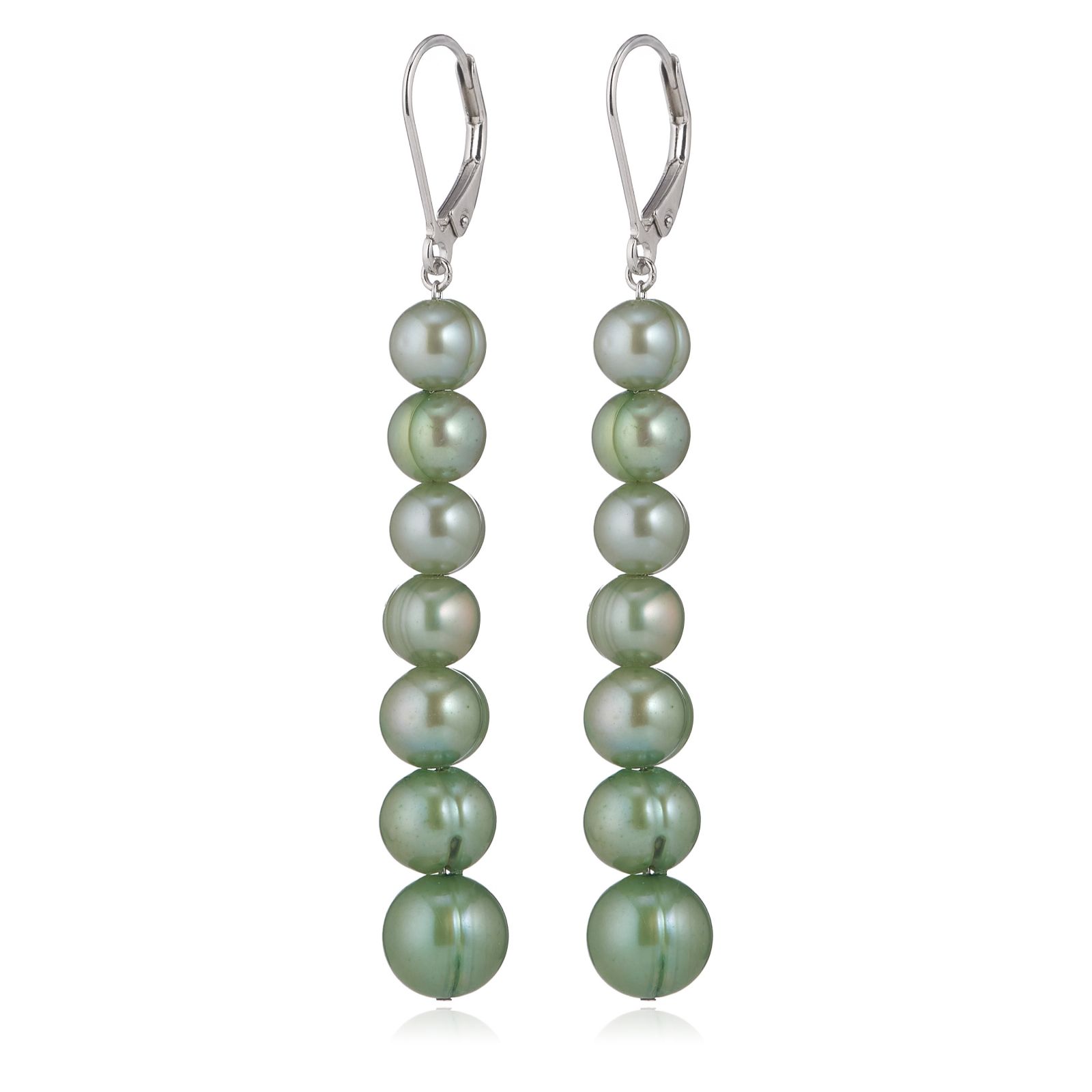 Lara Pearl Multi Pearl Drop Earrings Sterling Silver