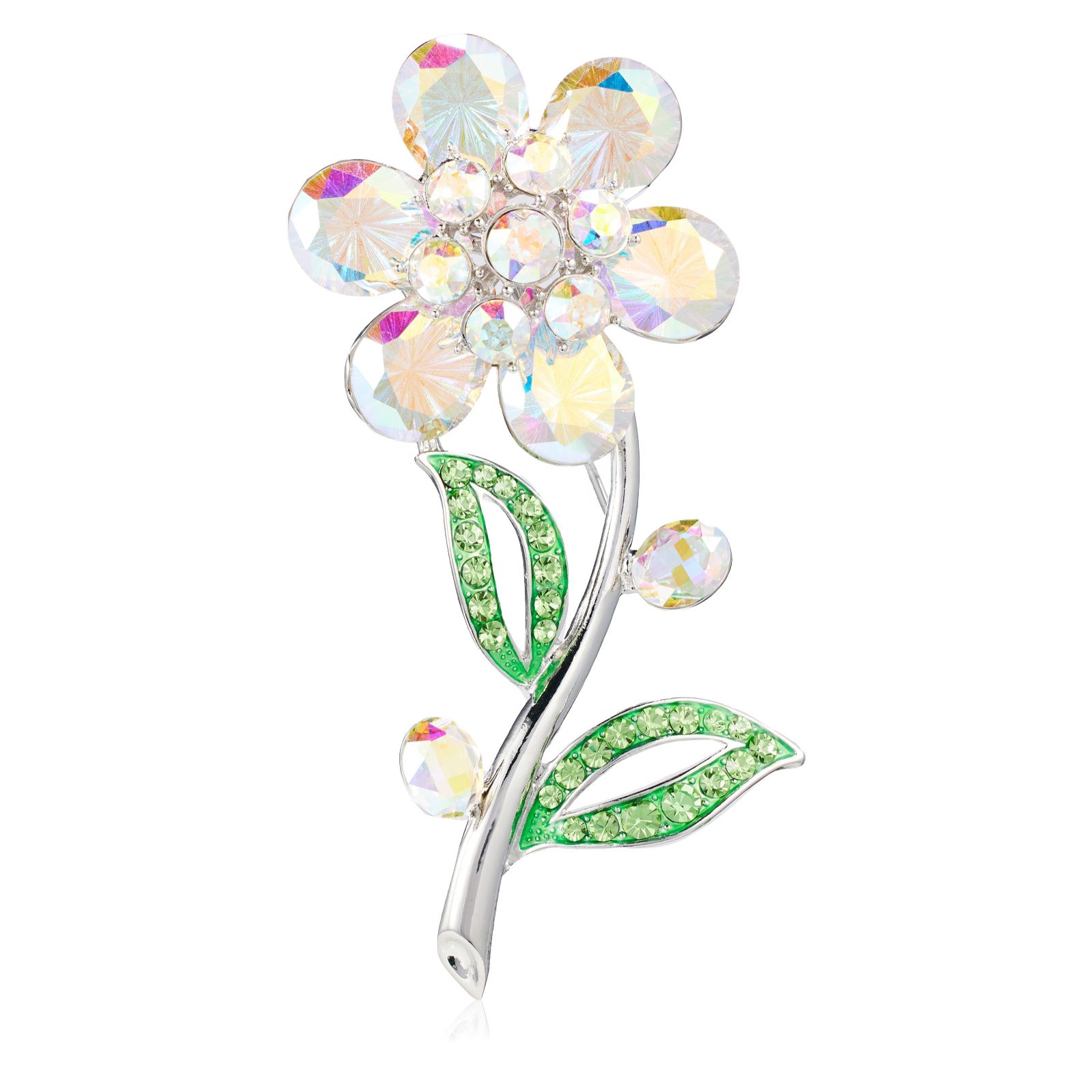 Butler & Wilson Crystal Flower Brooch