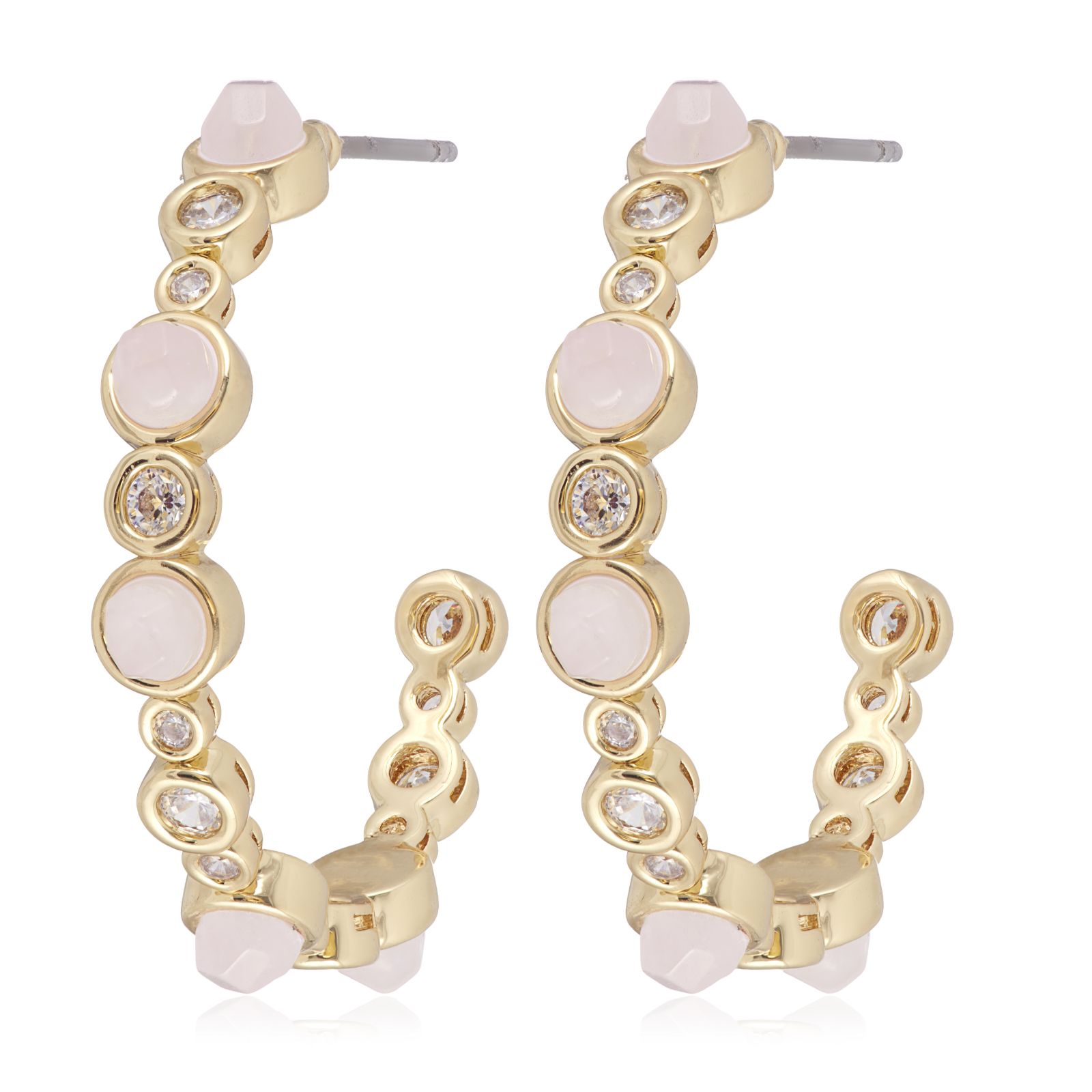 Tess Daly My Jewellery List Semi Precious Bubble Hoop Earrings