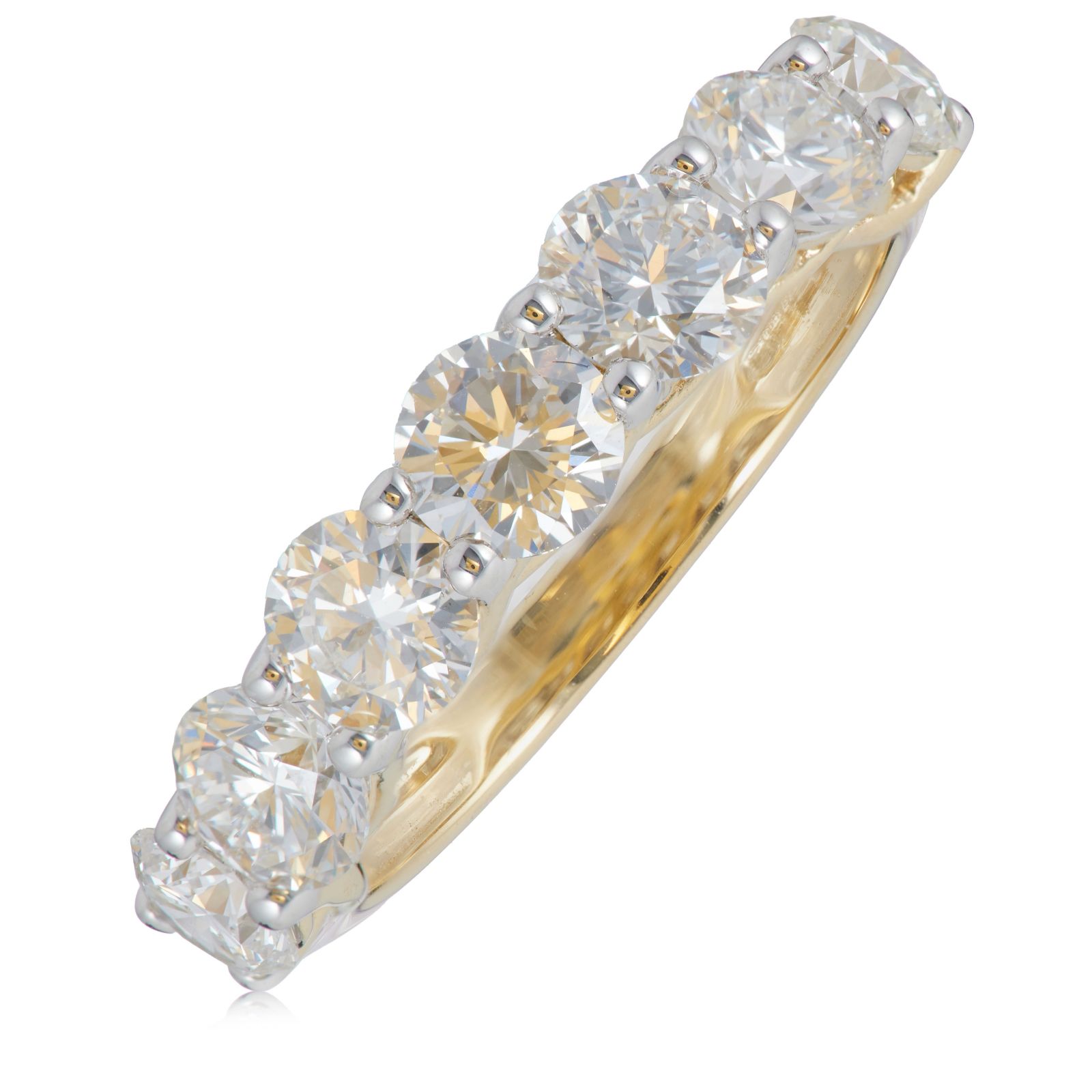 Firelight 1.9ct Lab Grown Diamond 7 Stone Ring 9ct Gold