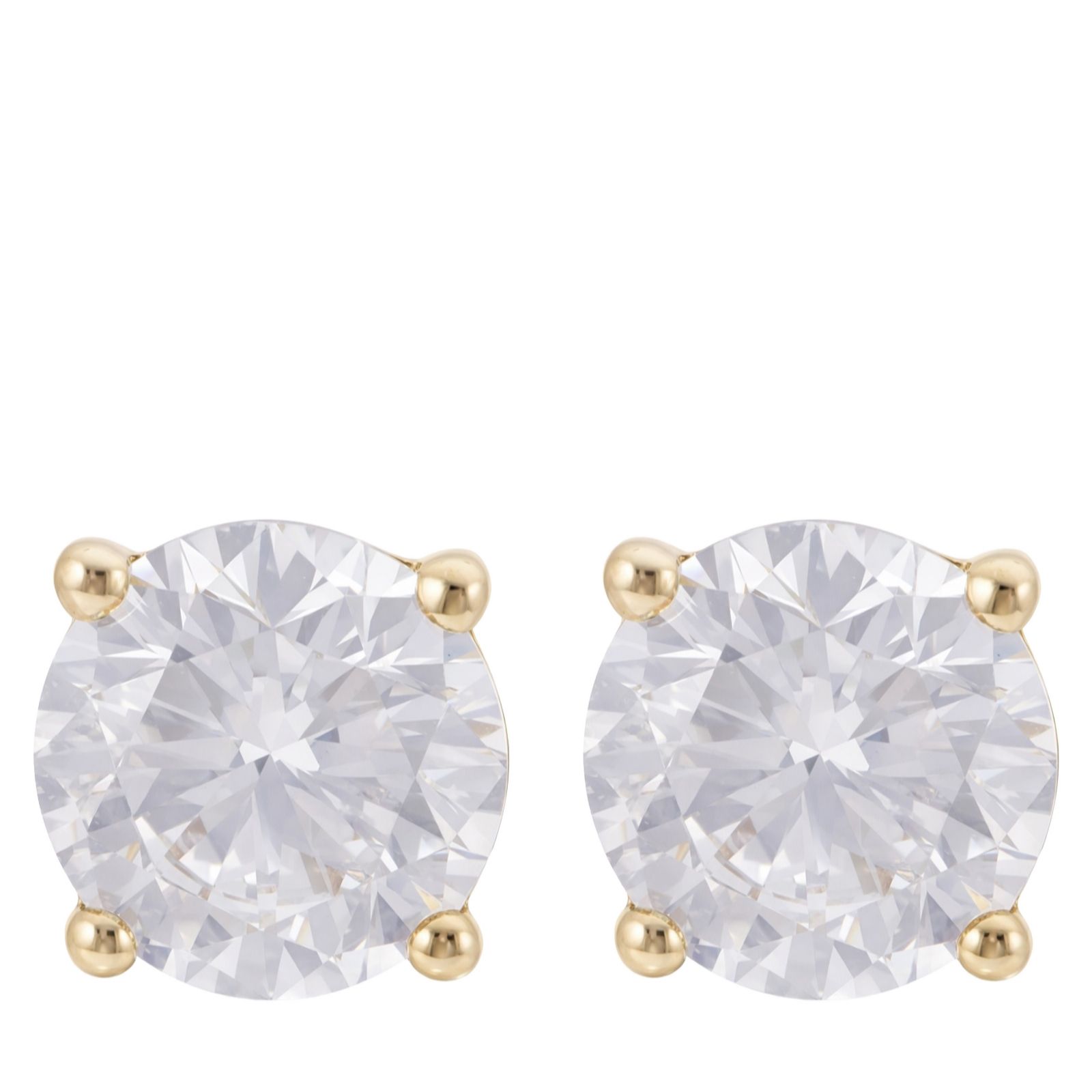 Firelight 2ct Lab Grown Diamond Stud Earrings 9ct Gold