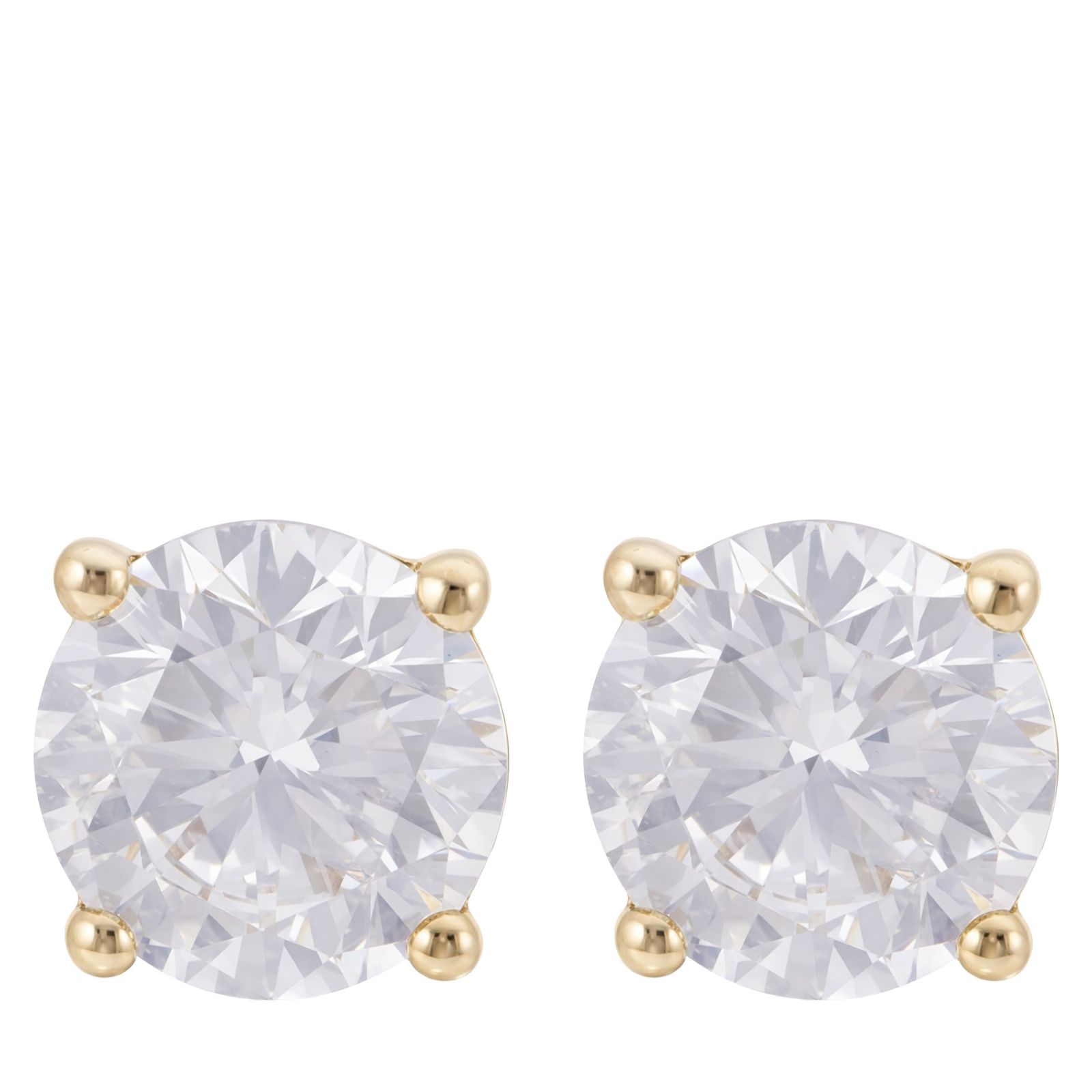 Firelight 2ct Lab Grown Diamond Stud Earrings 9ct Gold