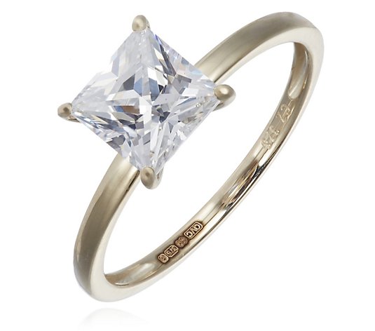 Diamonqiue 1.5ct tw Solitaire Ring 9ct Gold