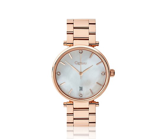 Clogau Ladies Classic Mother of Pearl Stainless Steel Watch