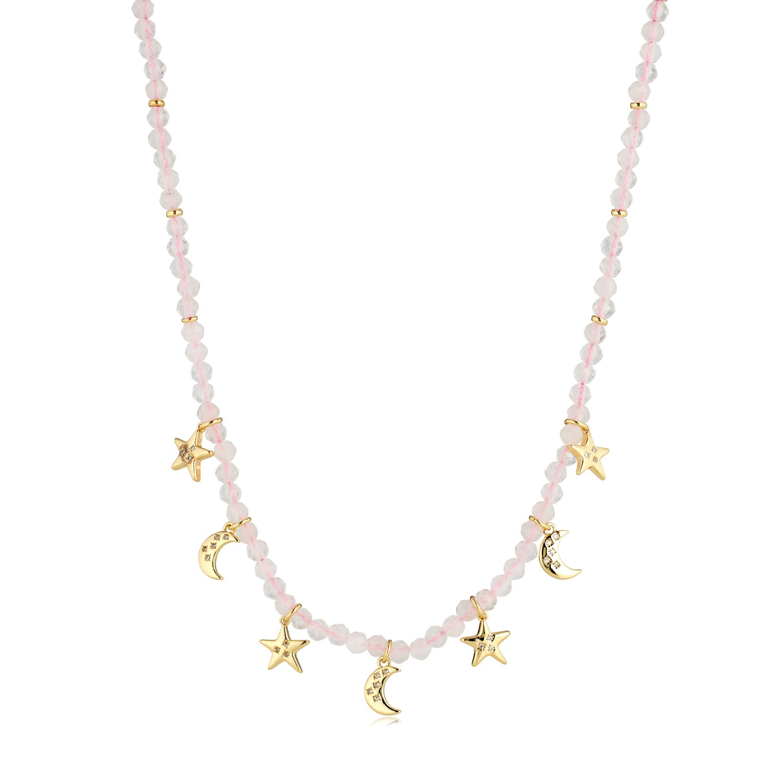 Tess Daly My Jewellery List To the Moon and Stars Semi Precious Necklace