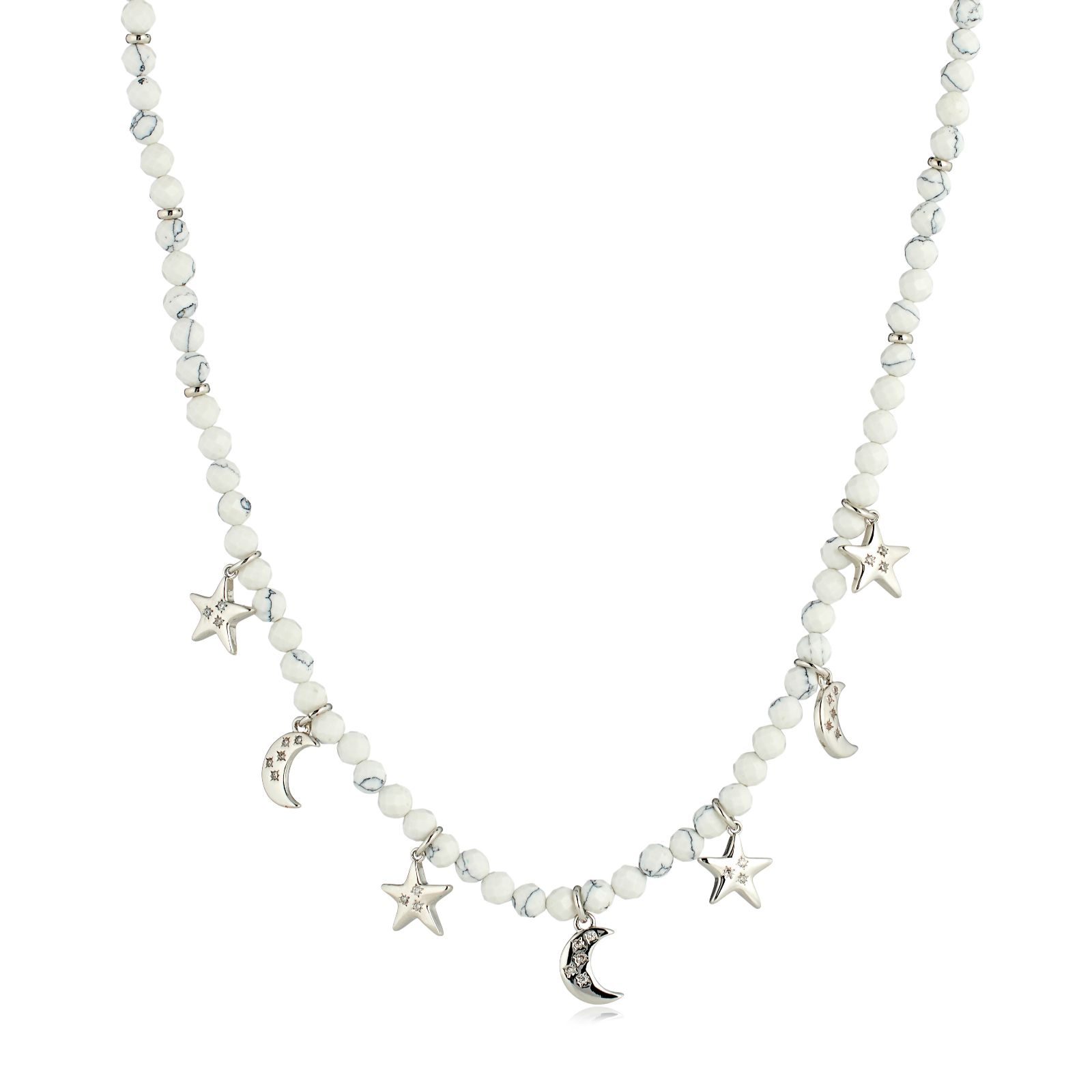 Tess Daly My Jewellery List To the Moon and Stars Semi Precious Necklace