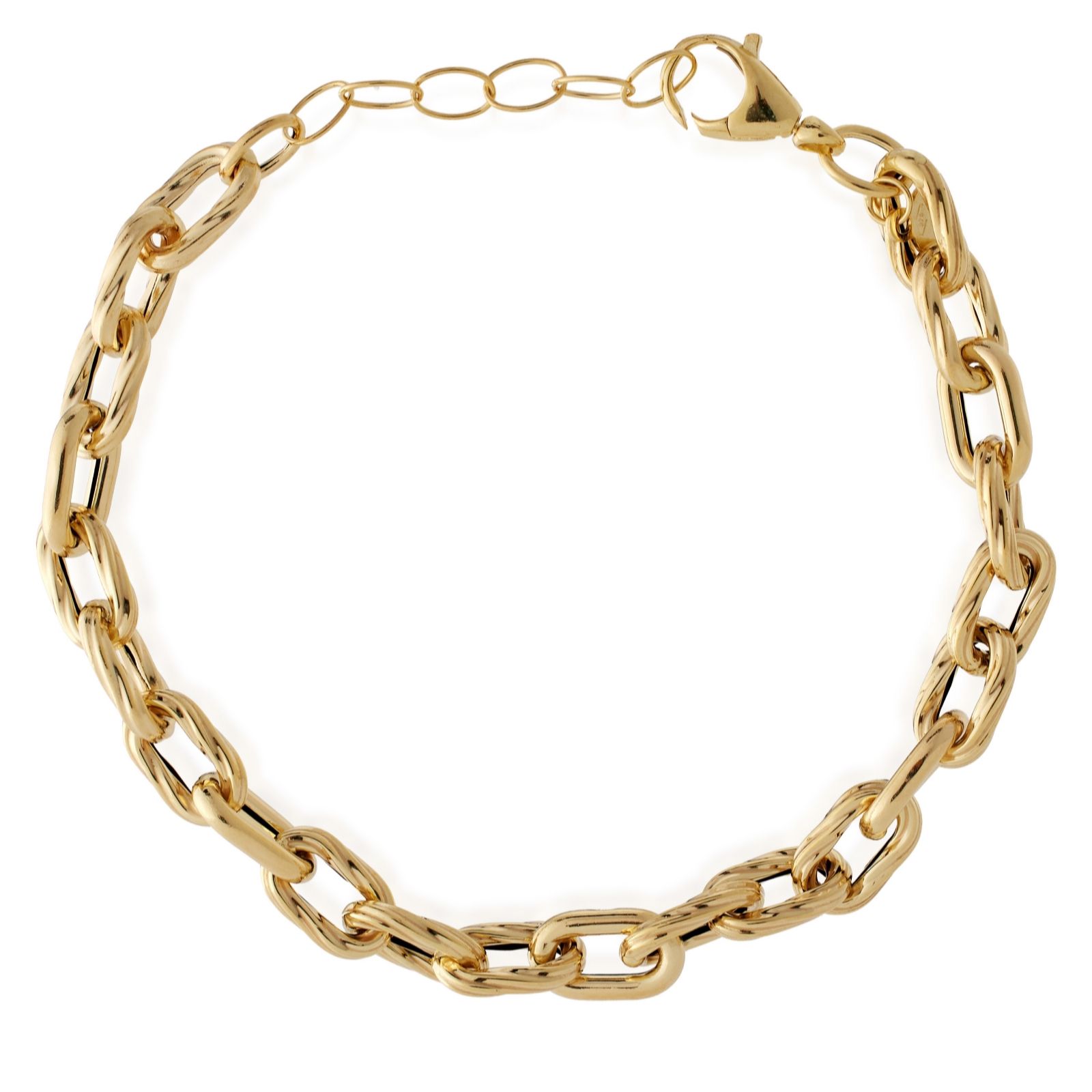 Outlet Gold 9ct Italian Gold Rolo Bracelet 3.90g