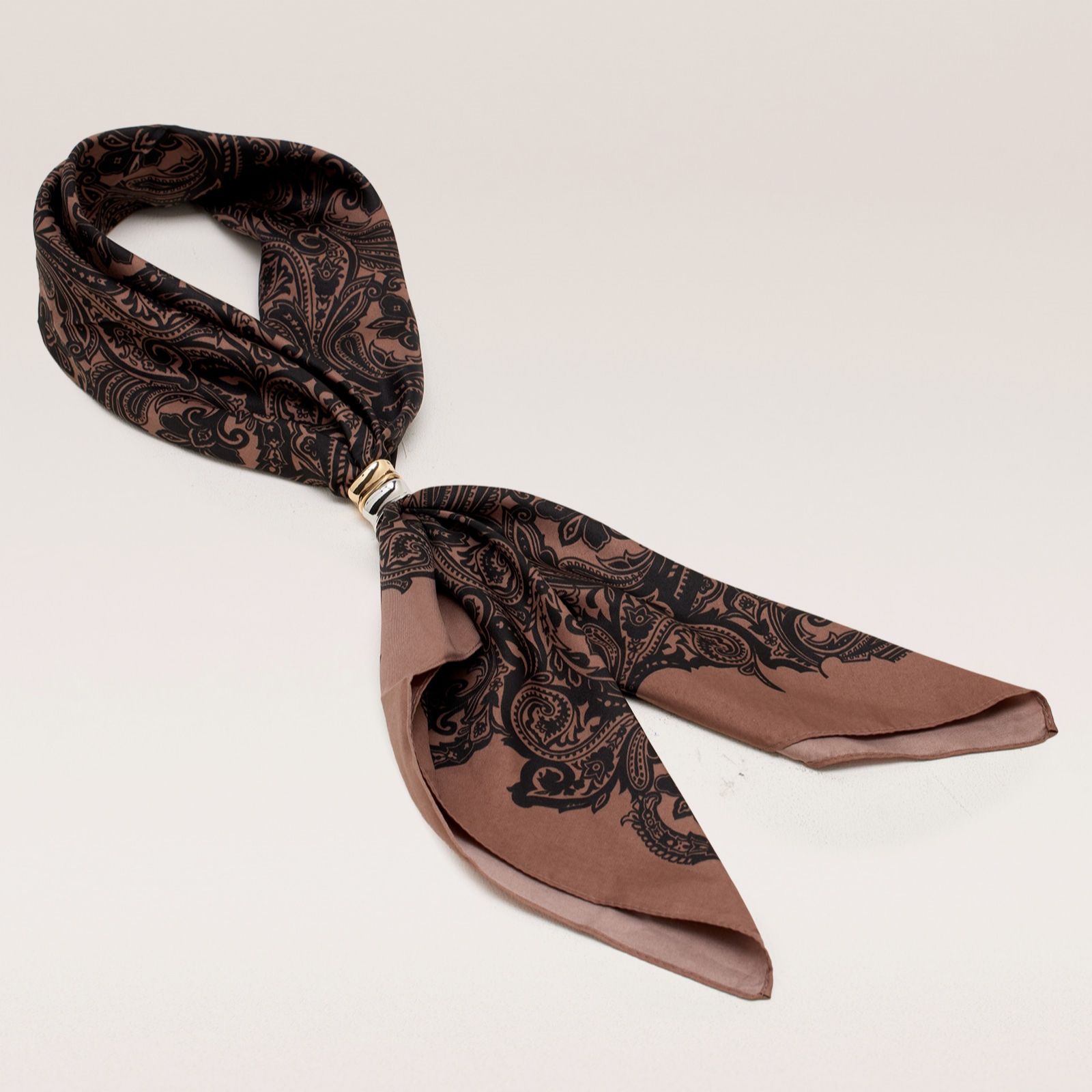 Malika Oversized Scarf with Toggle
